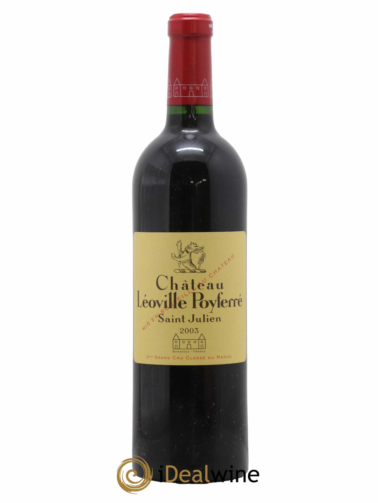 Château Léoville Poyferré 2ème Grand Cru Classé 2003 - Lot de 1 bouteille - 0