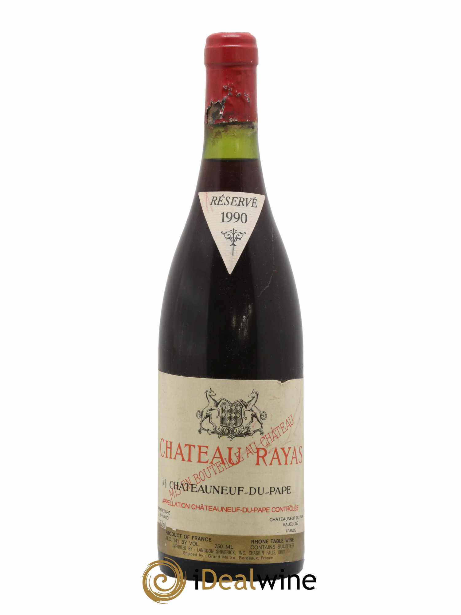 Châteauneuf-du-Pape Château Rayas Emmanuel Reynaud 1990 - Lot de 1 bouteille - 0