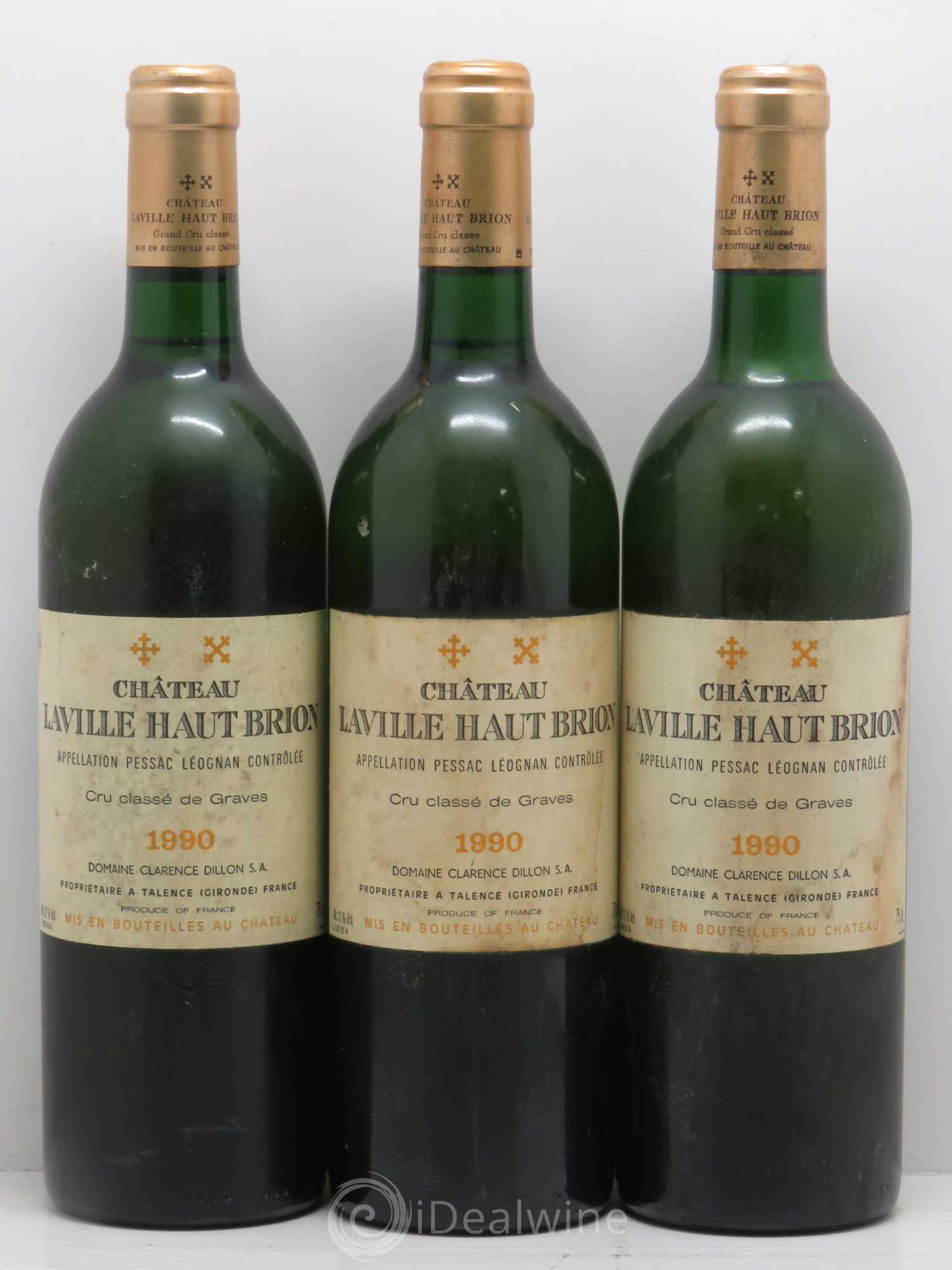 Château Laville Haut-Brion Cru Classé de Graves 1990 - Lot de 6 bouteilles - 2