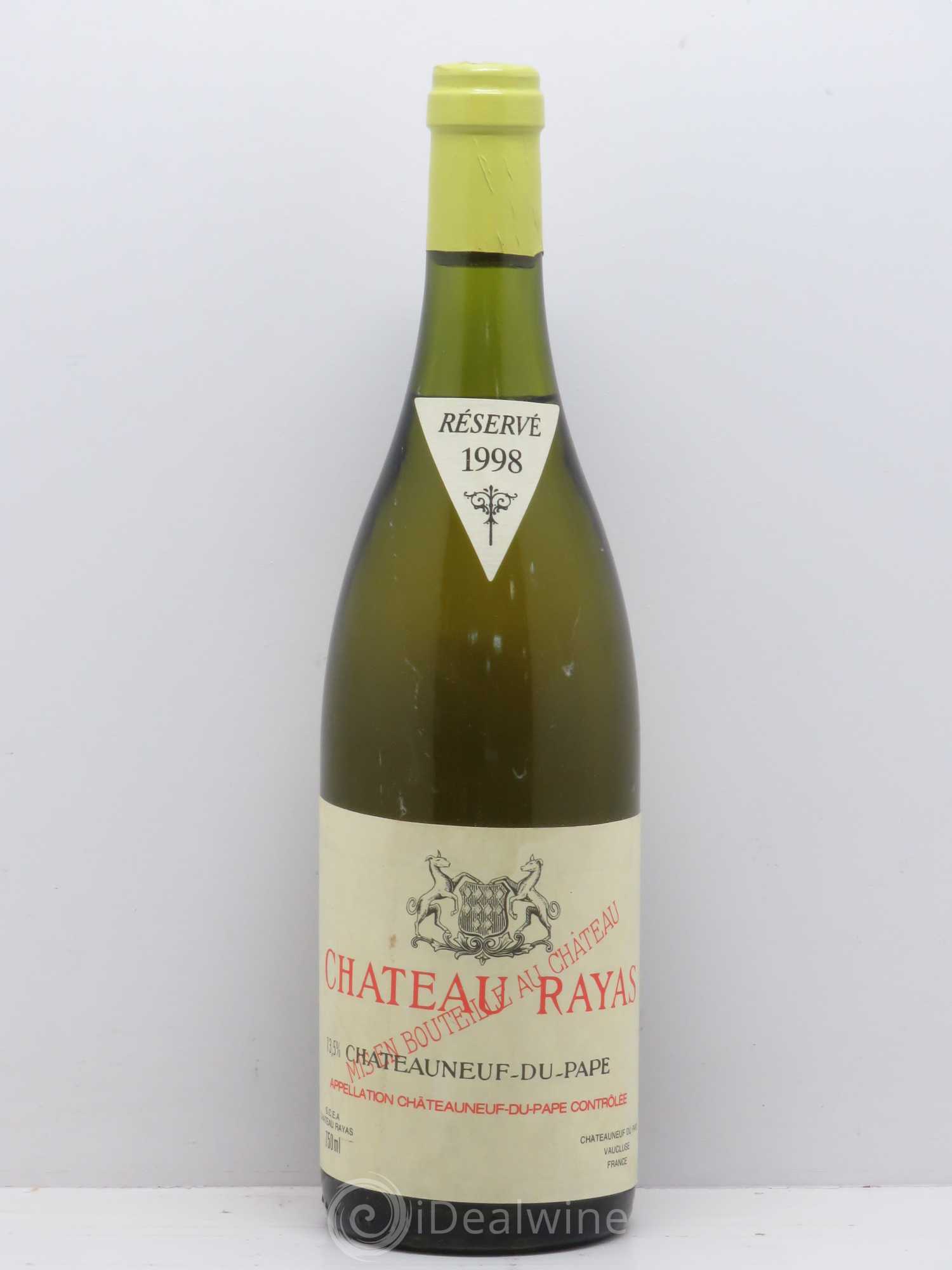 Châteauneuf-du-Pape Château Rayas Emmanuel Reynaud 1998 - Lot de 1 bouteille - 0