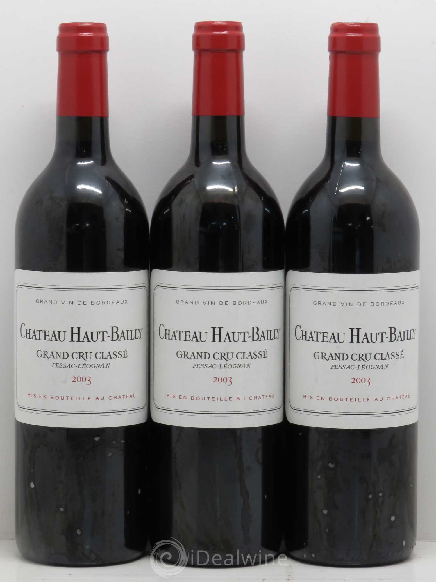 Château Haut-Bailly Cru Classé de Graves 2003 - Lot de 6 bouteilles - 2