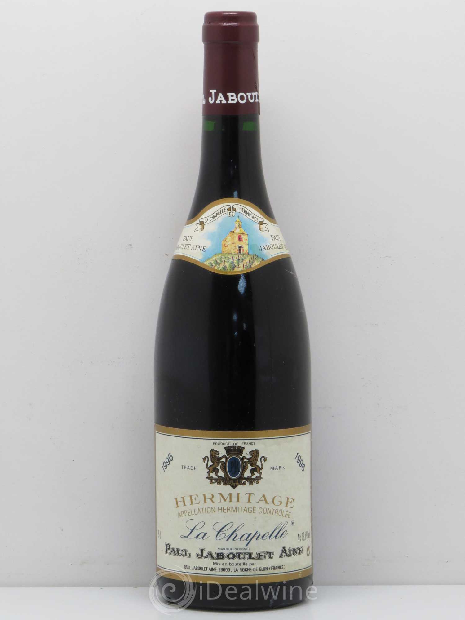 Hermitage La Chapelle Paul Jaboulet Ainé 1996 - Lot de 1 bouteille - 0