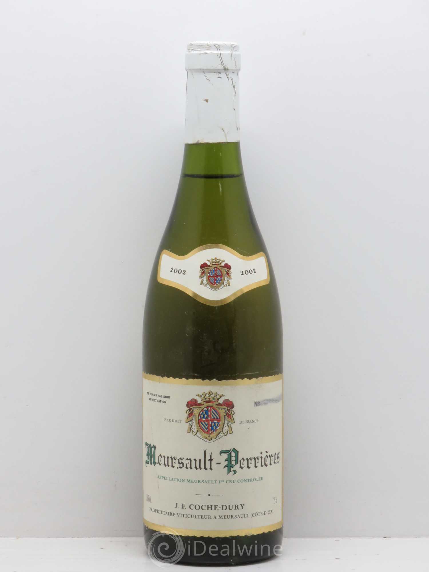 Meursault 1er Cru Perrières Coche Dury (Domaine) 2002 - Lot de 1 bouteille - 0