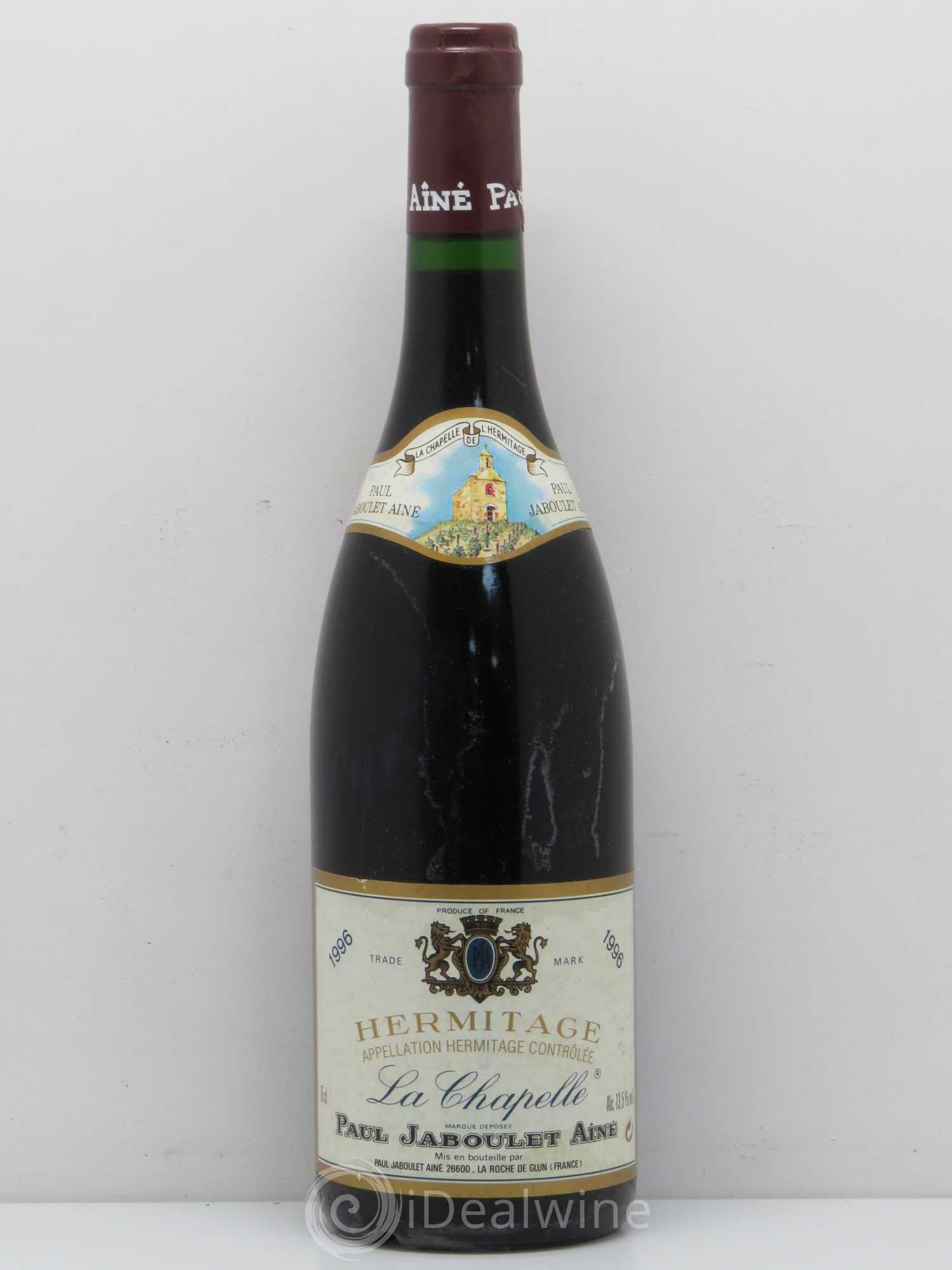 Hermitage La Chapelle Paul Jaboulet Ainé 1996 - Lot de 1 bouteille - 0