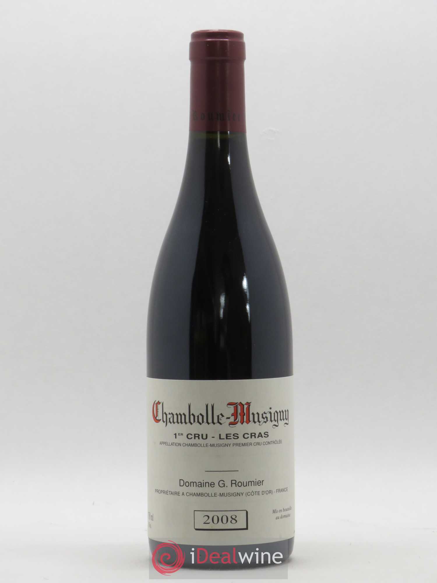 Chambolle-Musigny 1er Cru Les Cras Georges Roumier (Domaine) 2008 - Lot de 1 bouteille - 0