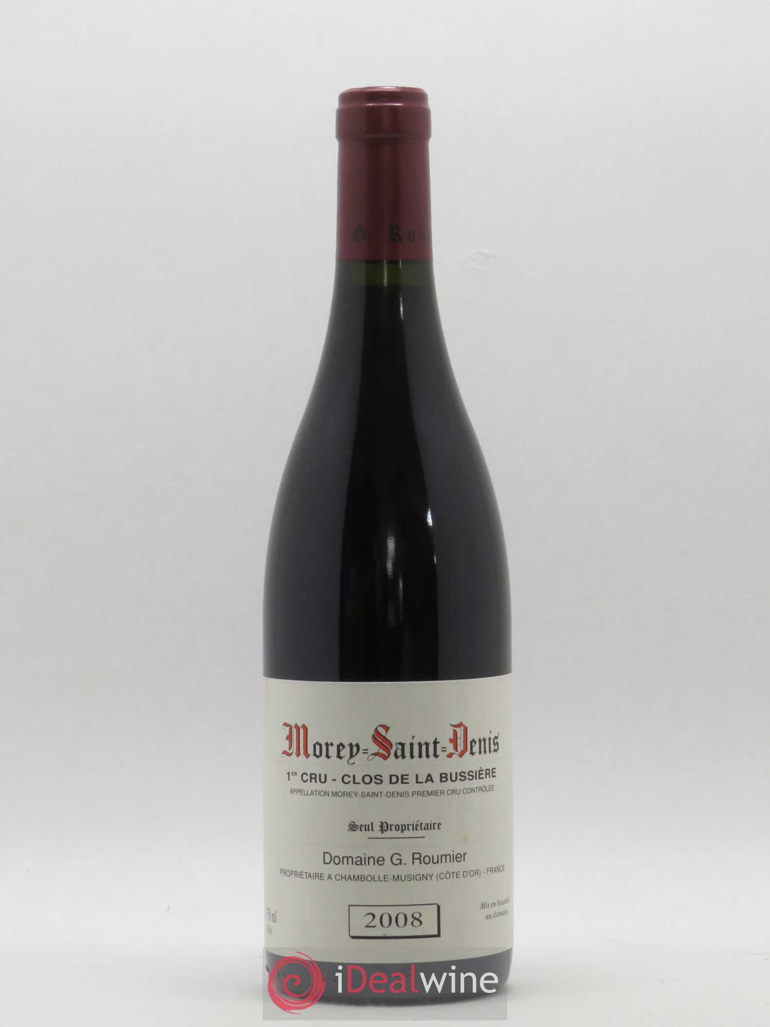 Morey-Saint-Denis 1er Cru Clos de la Bussière Georges Roumier (Domaine) 2008 - Lot de 1 bouteille - 0