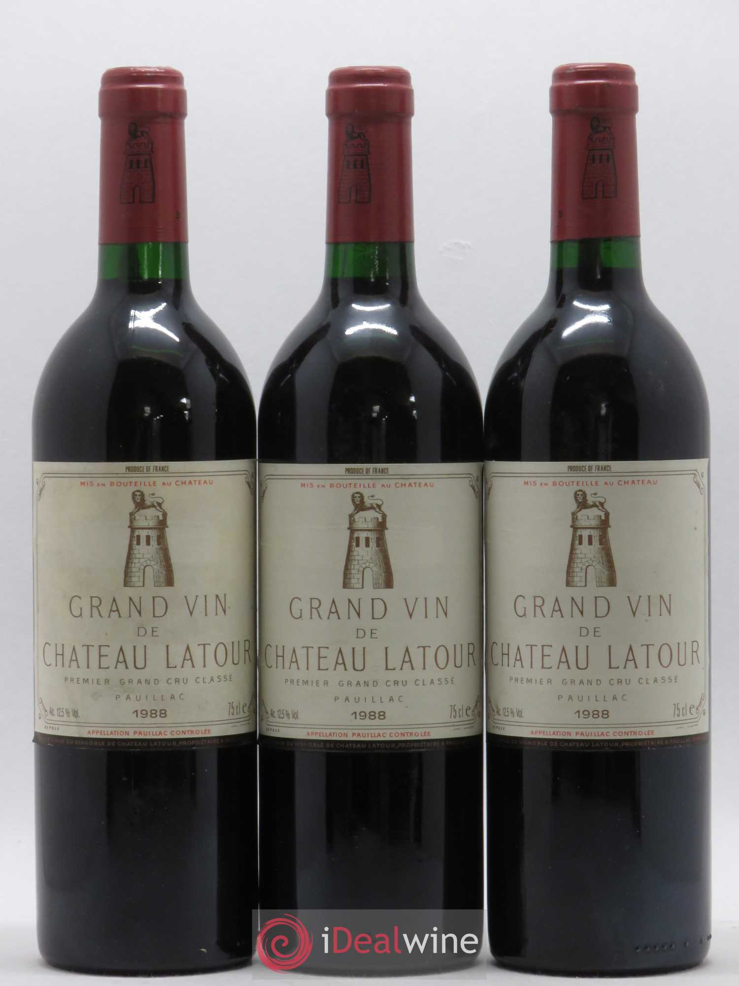 Château Latour 1er Grand Cru Classé 1988 - Lot de 6 bouteilles - 1