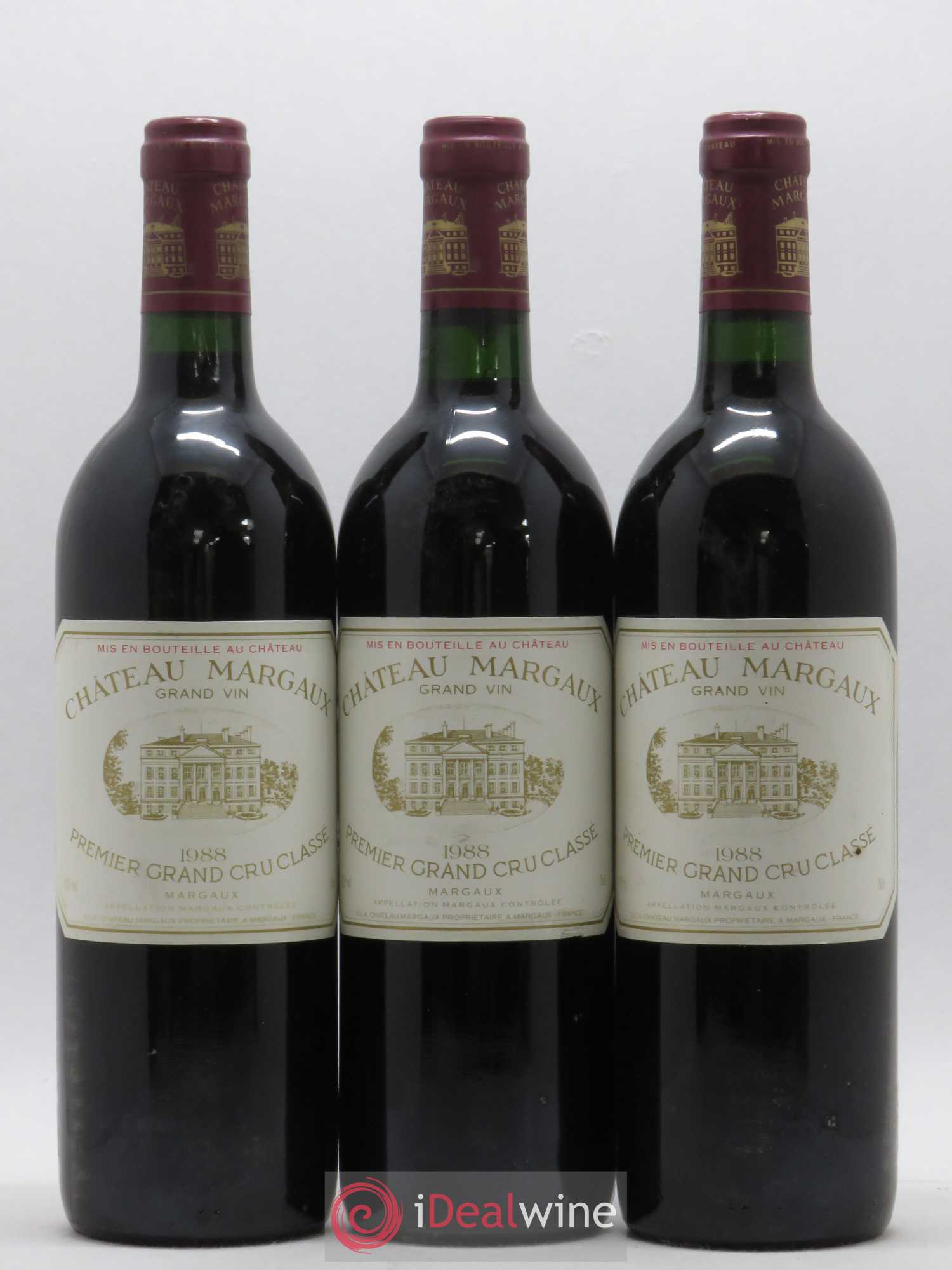 Château Margaux 1er Grand Cru Classé 1988 - Lot de 6 bouteilles - 1