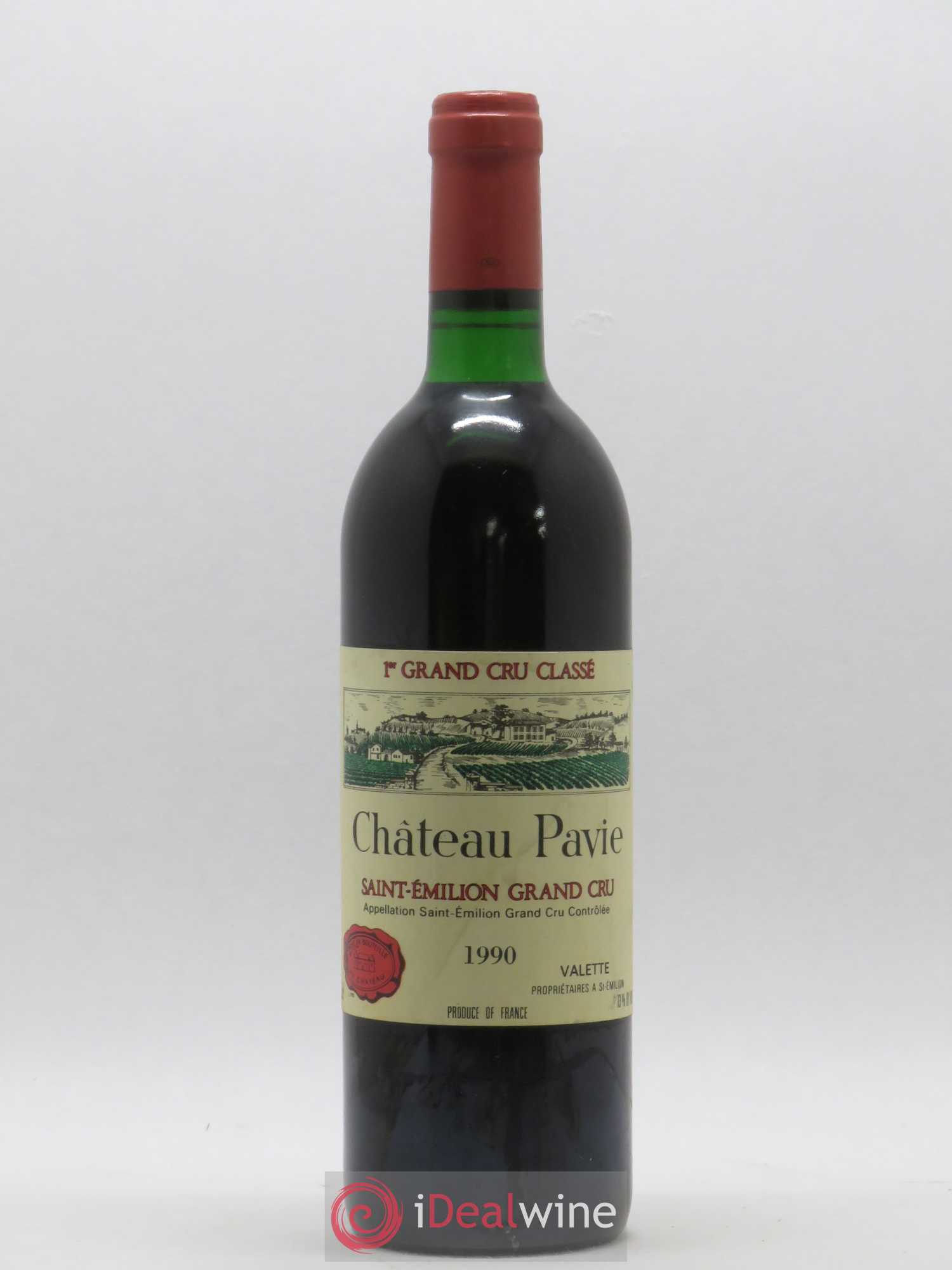 Château Pavie 1er Grand Cru Classé A 1990 - Lot de 1 bouteille - 0