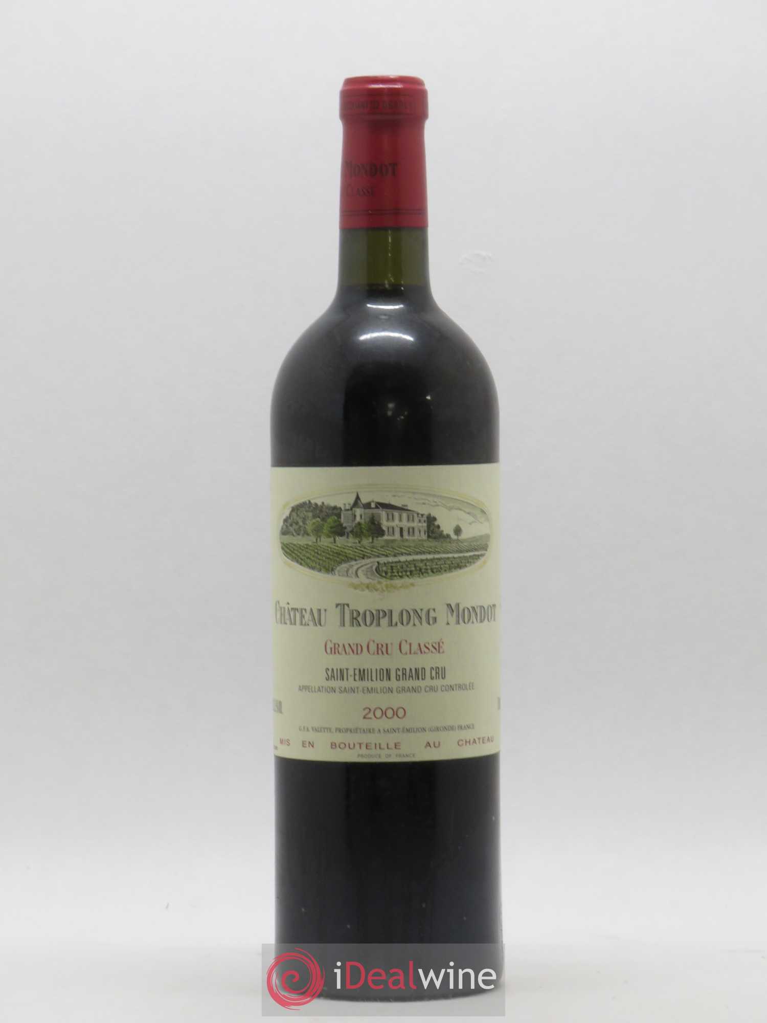 Château Troplong Mondot 1er Grand Cru Classé B 2000 - Lot de 1 bouteille - 0