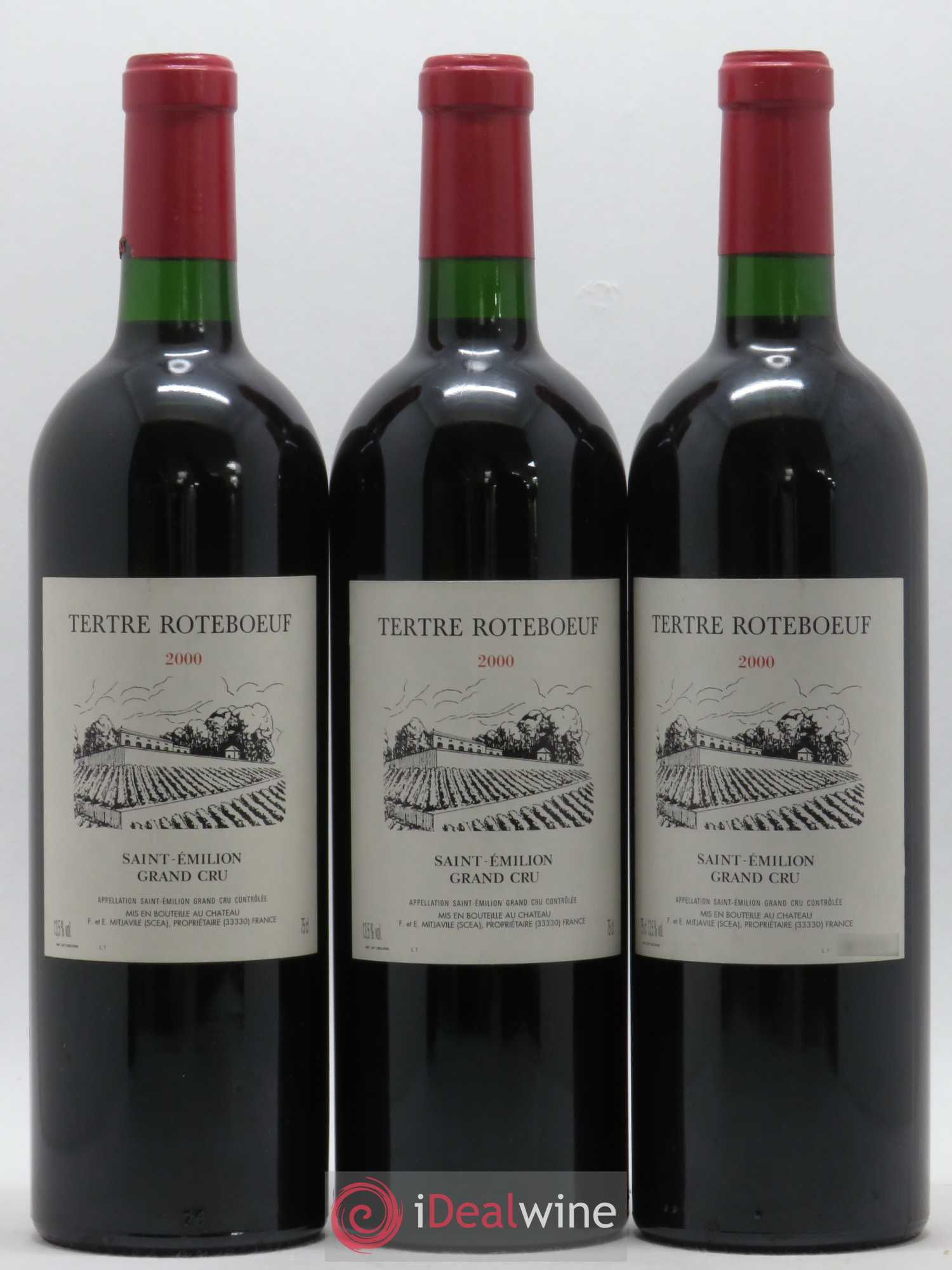 Château Tertre Roteboeuf 2000 - Posten von 6 Flaschen - 2