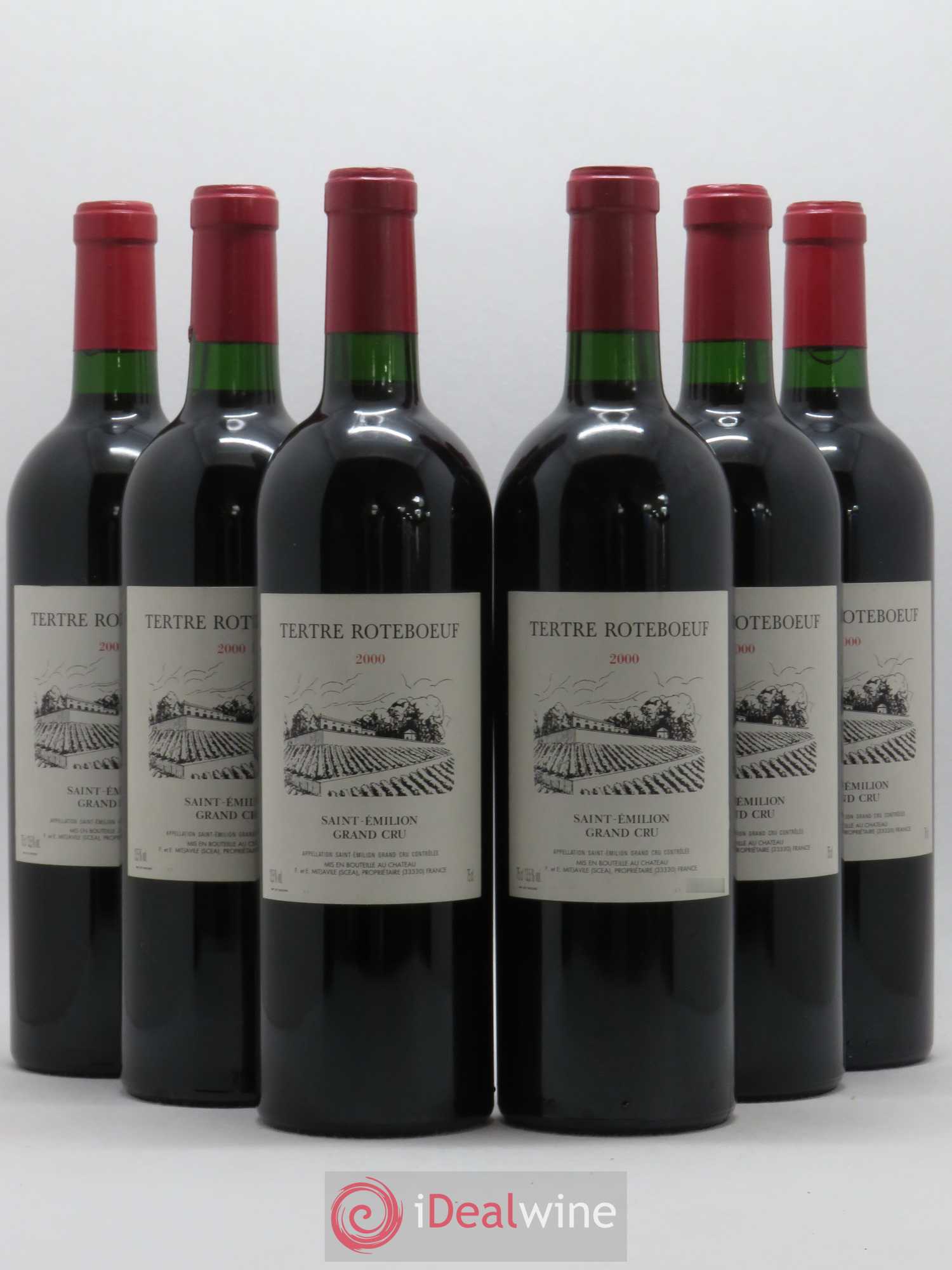 Château Tertre Roteboeuf 2000 - Posten von 6 Flaschen - 0