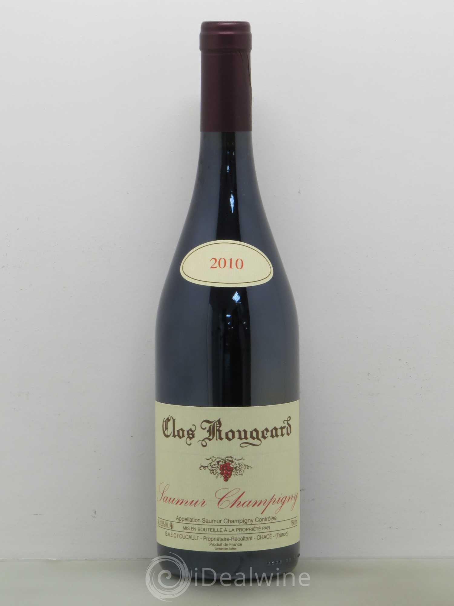 Saumur-Champigny Clos Rougeard 2010 - Lot de 1 bouteille - 0