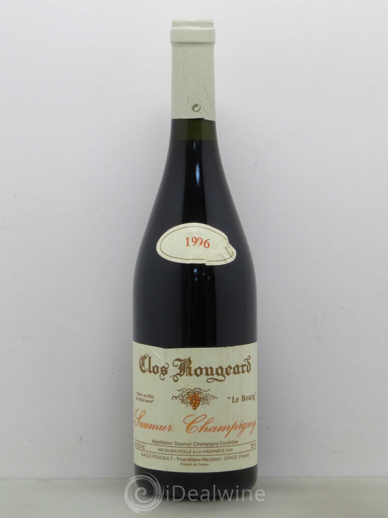 Saumur-Champigny Le Bourg Clos Rougeard 1996 - Lot de 1 bouteille - 0