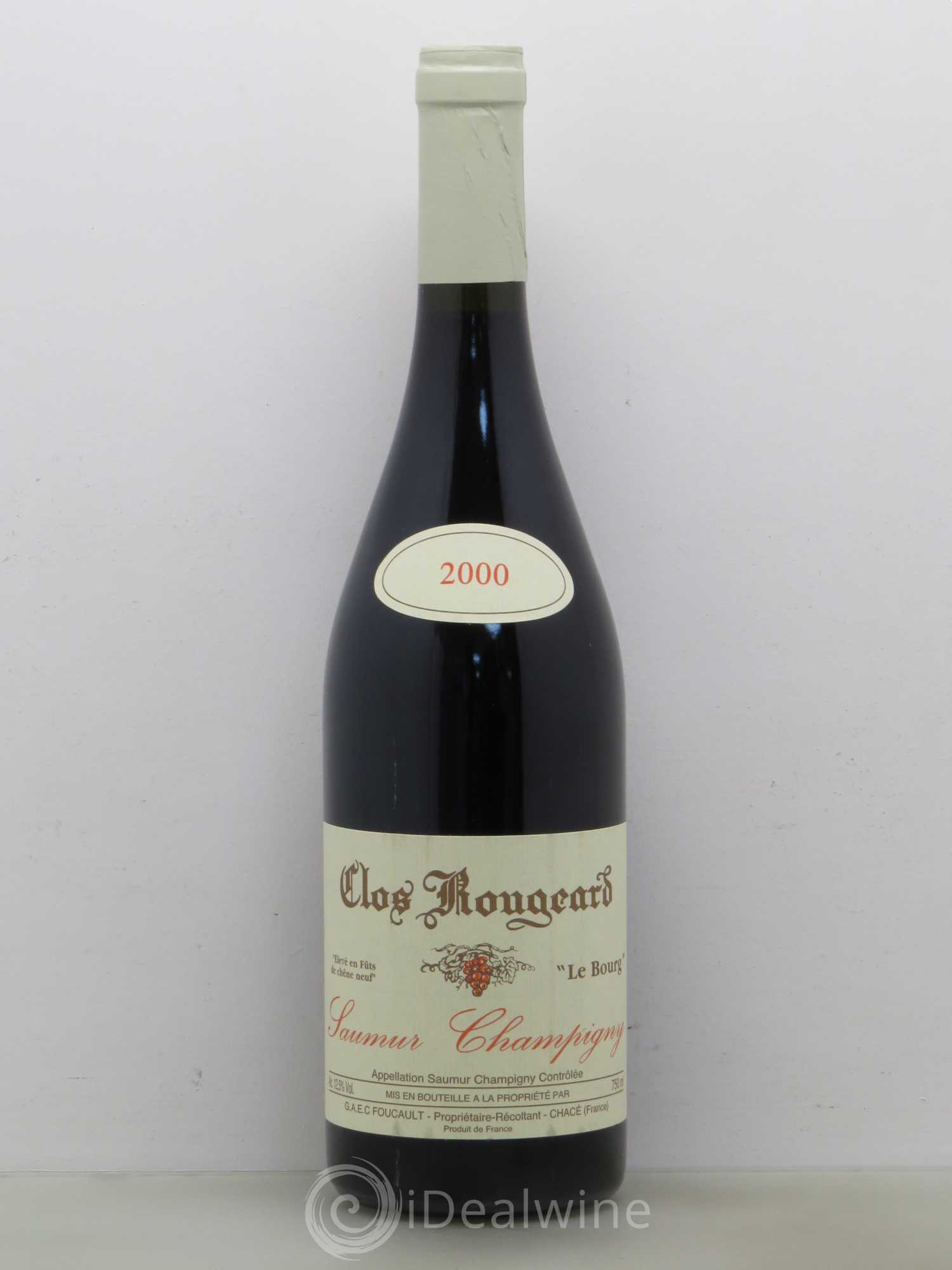 Saumur-Champigny Le Bourg Clos Rougeard 2000 - Lot de 1 bouteille - 0