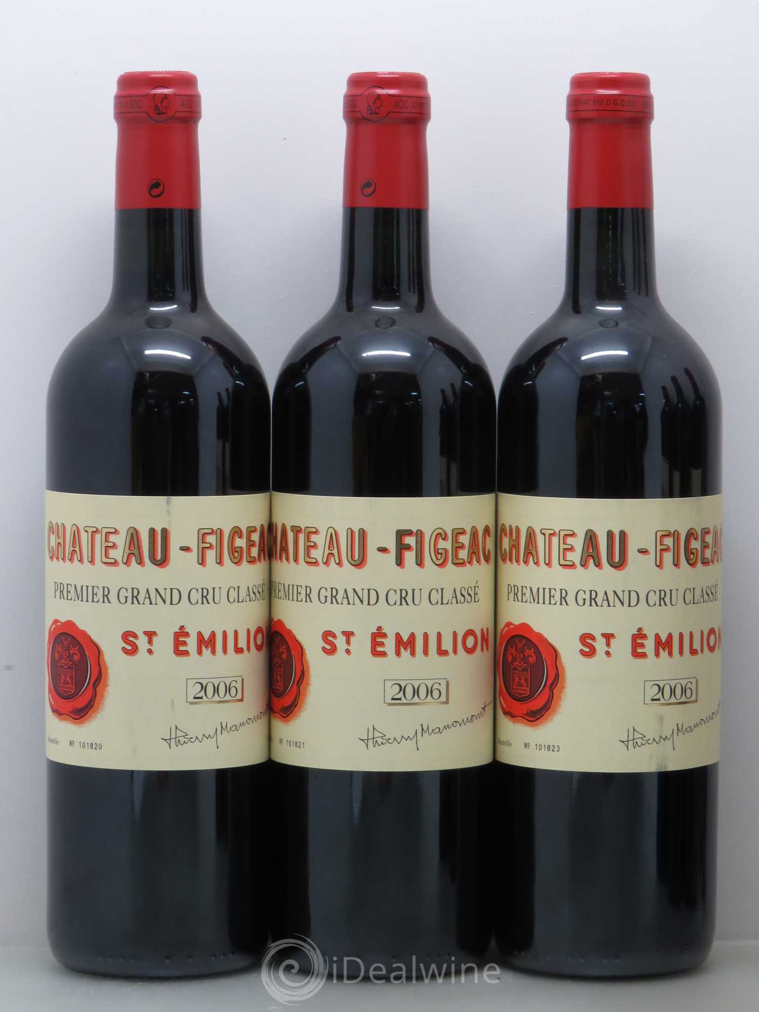 Château Figeac 1er Grand Cru Classé A 2006 - Lot de 6 bouteilles - 1