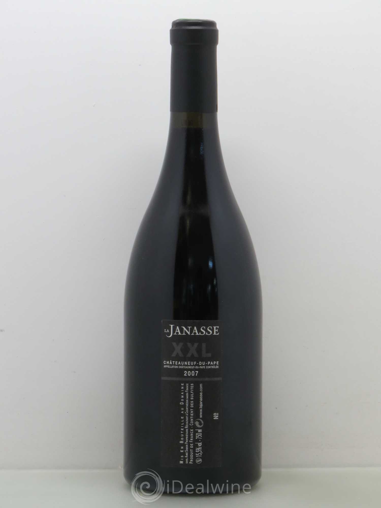 Châteauneuf-du-Pape Cuvée XXL La Janasse (Domaine de) 2007 - Lot de 1 bouteille - 1