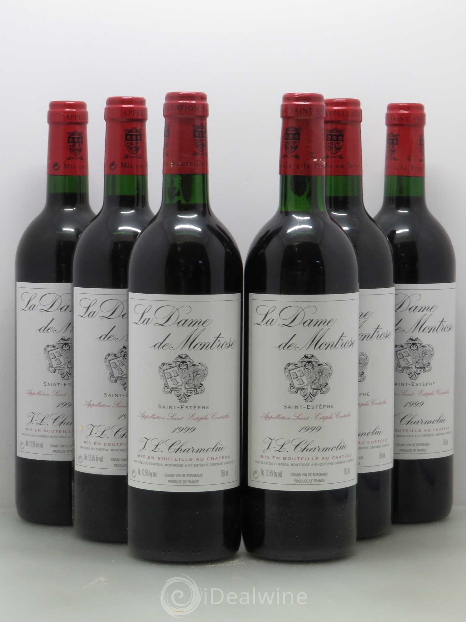 La Dame de Montrose Second Vin 1999 - Lot de 6 bouteilles - 0