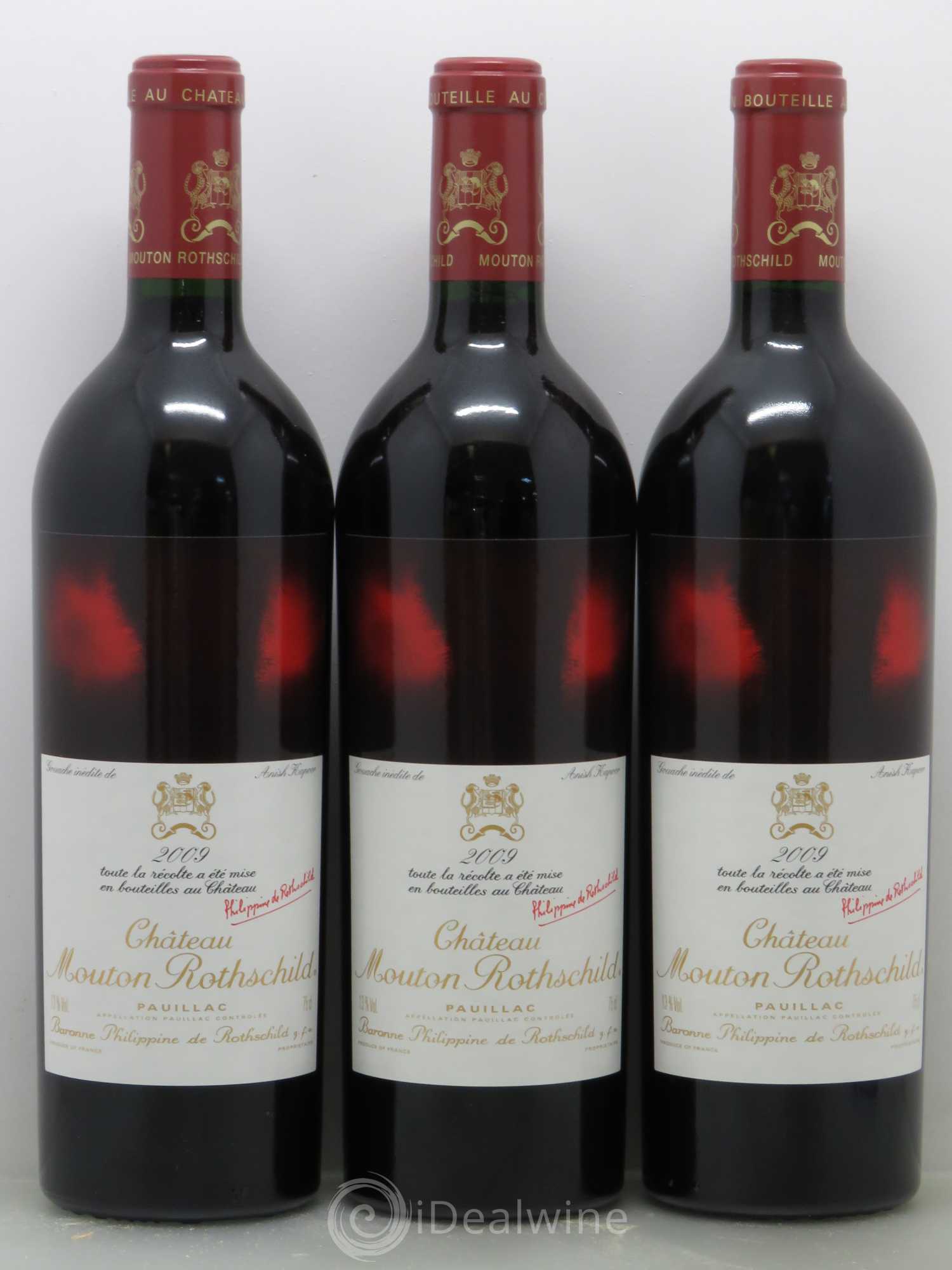 Château Mouton Rothschild 1er Grand Cru Classé 2009 - Lot de 6 bouteilles - 1