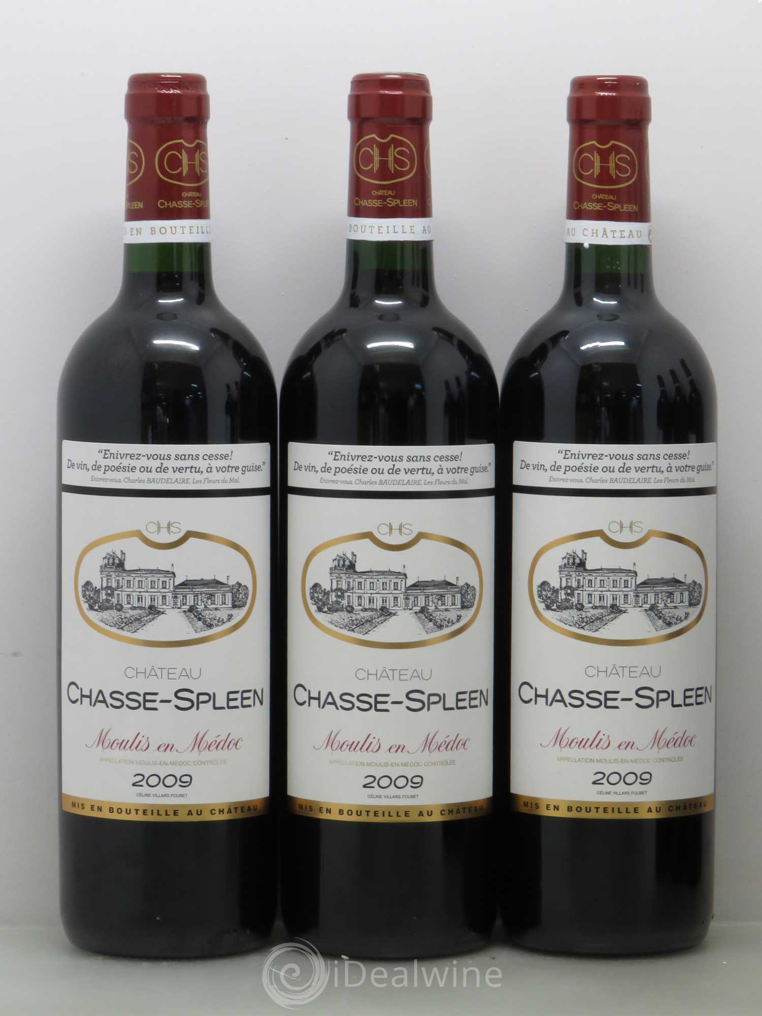Château Chasse Spleen 2009 - Lot de 6 bouteilles - 1