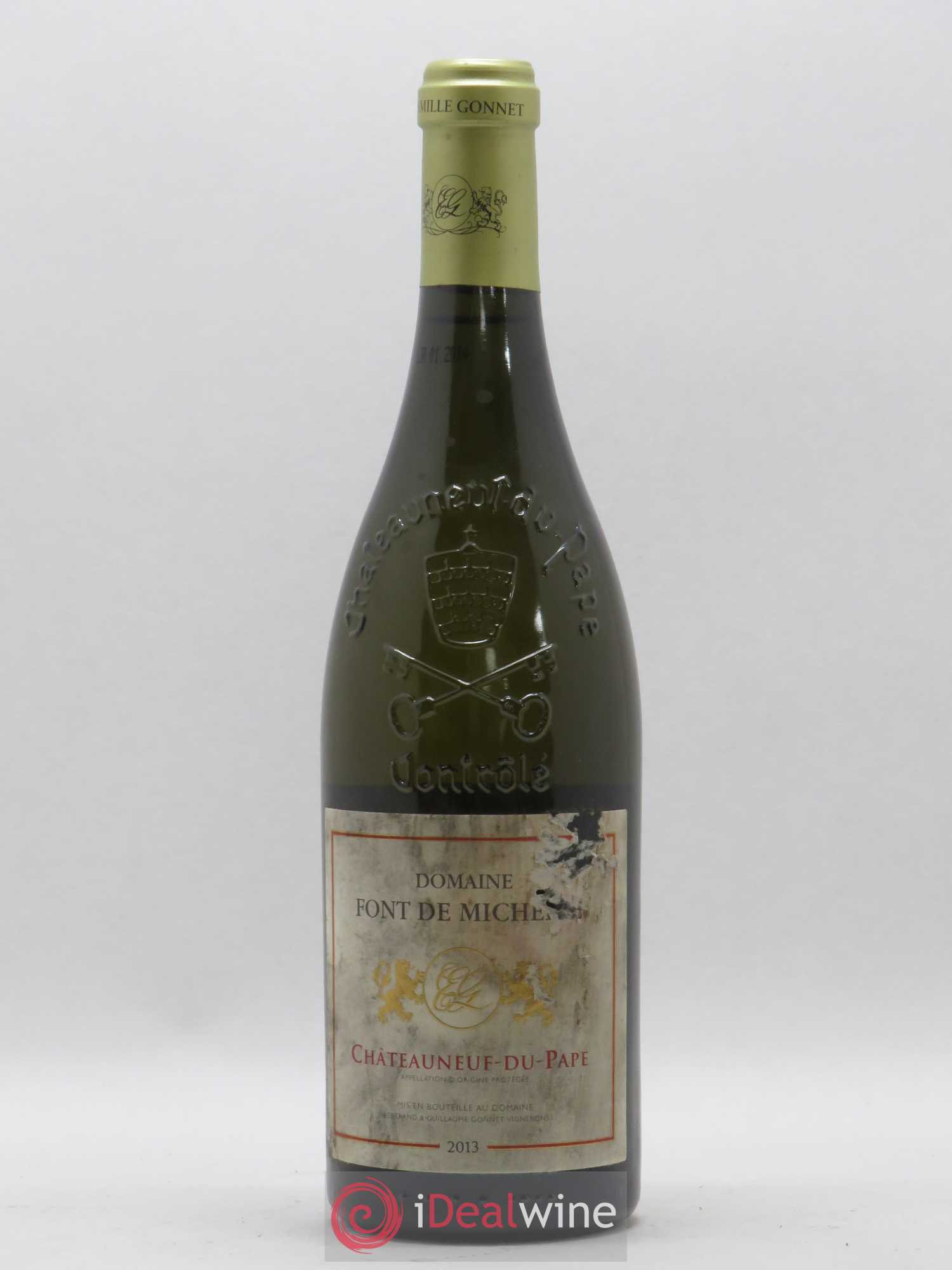 Châteauneuf-du-Pape Domaine Font de Michelle 2013 - Posten von 1 Flasche - 0
