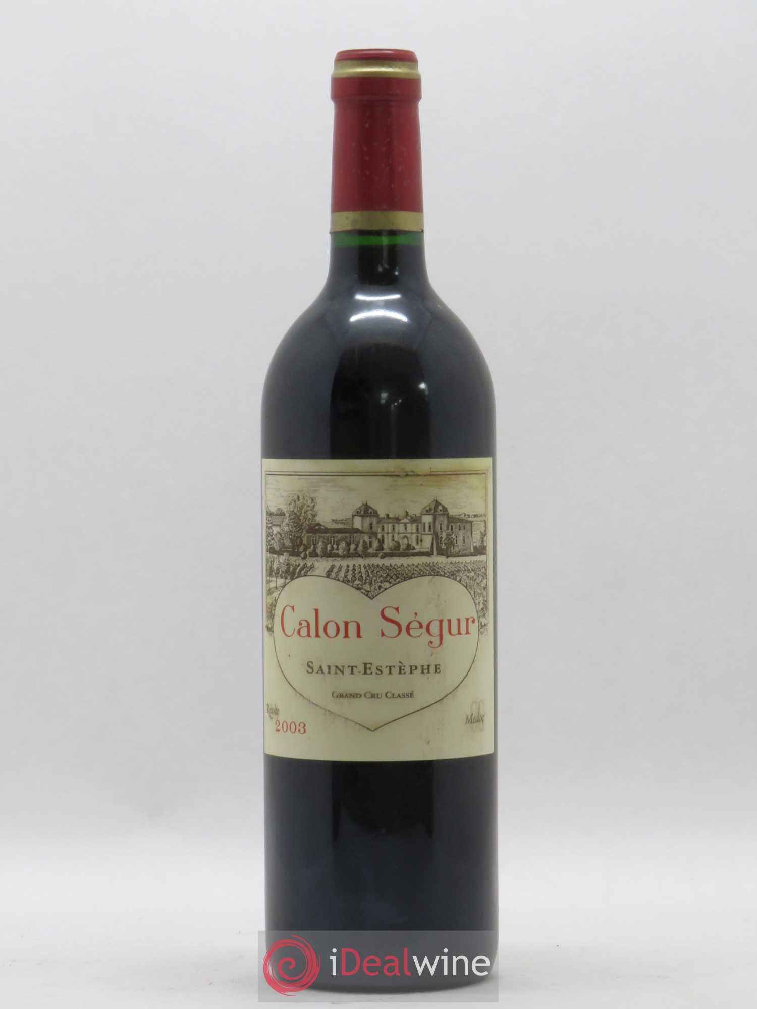 Château Calon Ségur 3ème Grand Cru Classé 2003 - Lot de 1 bouteille - 0
