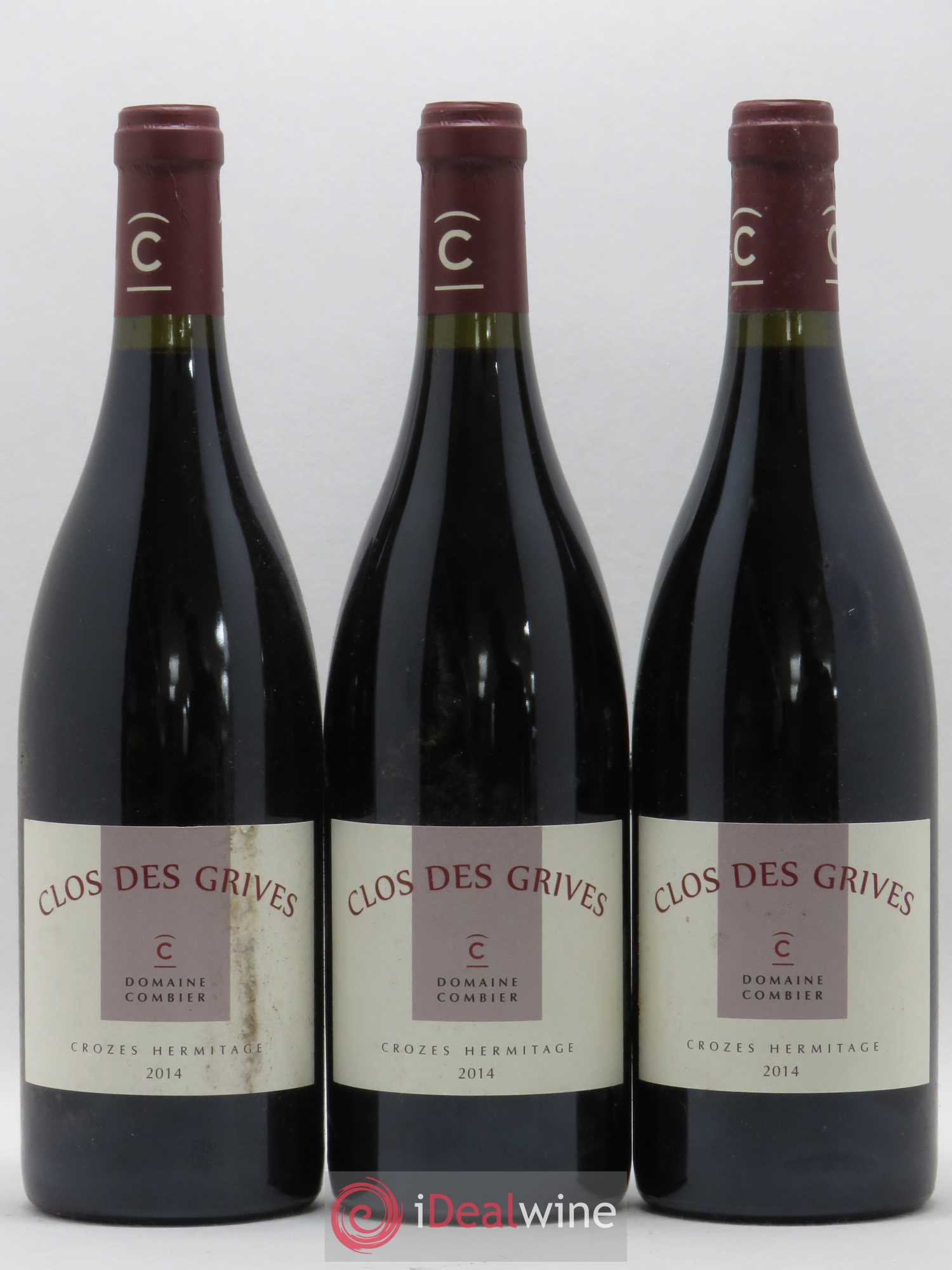 Crozes-Hermitage Clos des Grives Combier 2014 - Lot de 3 bouteilles - 0