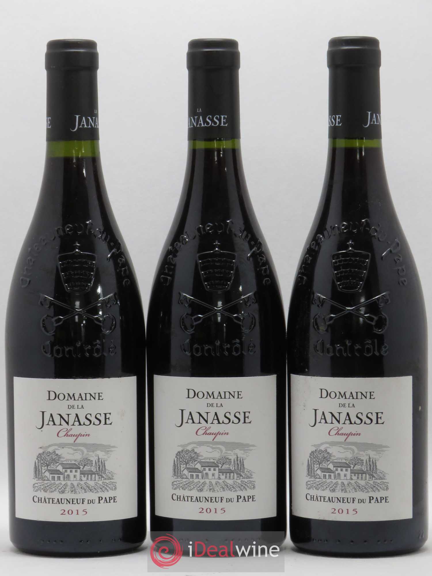 Châteauneuf-du-Pape Cuvée Chaupin La Janasse (Domaine de) 2015 - Lot de 3 bouteilles - 0