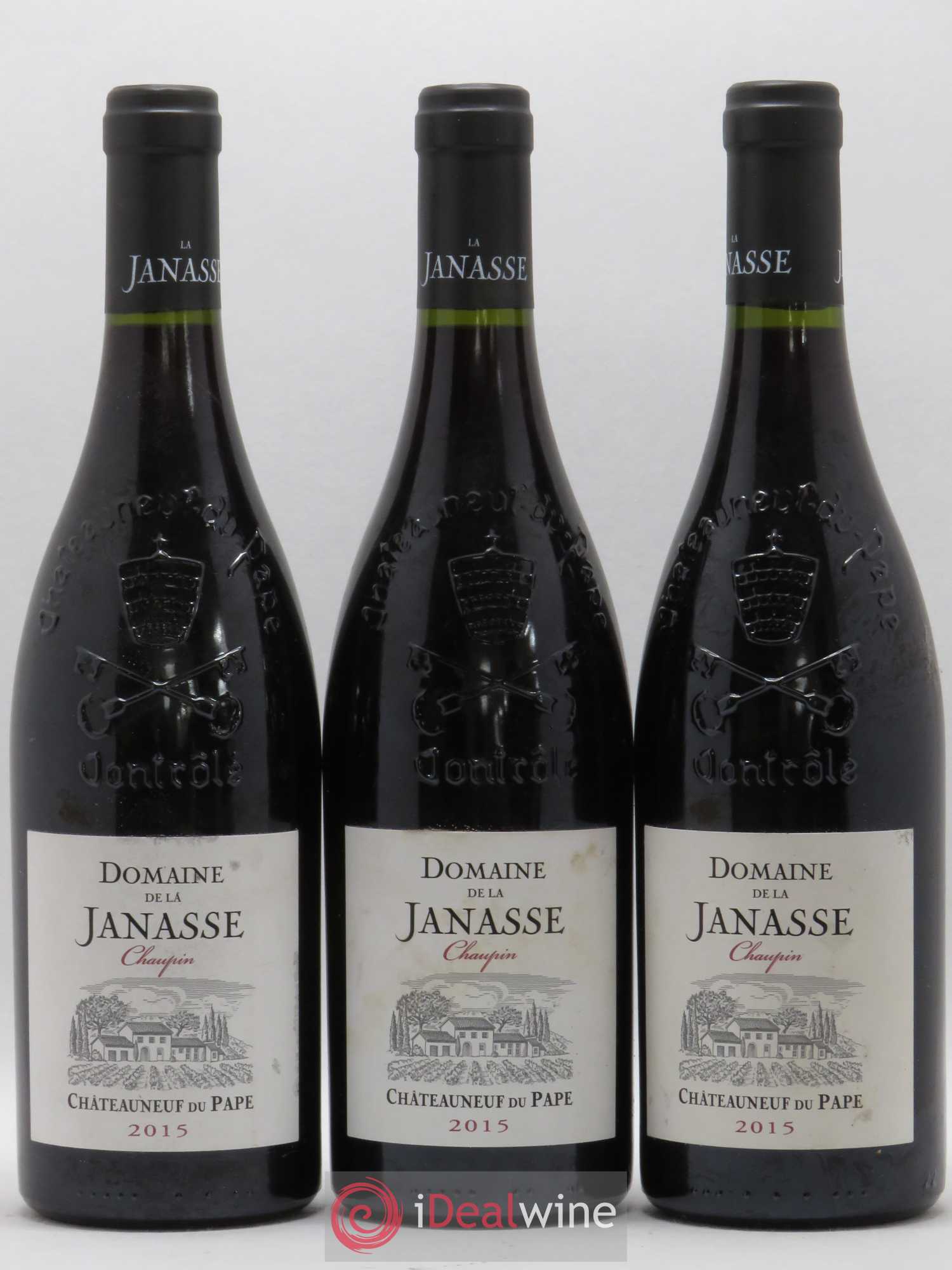 Châteauneuf-du-Pape Cuvée Chaupin La Janasse (Domaine de) 2015 - Lot de 3 bouteilles - 0
