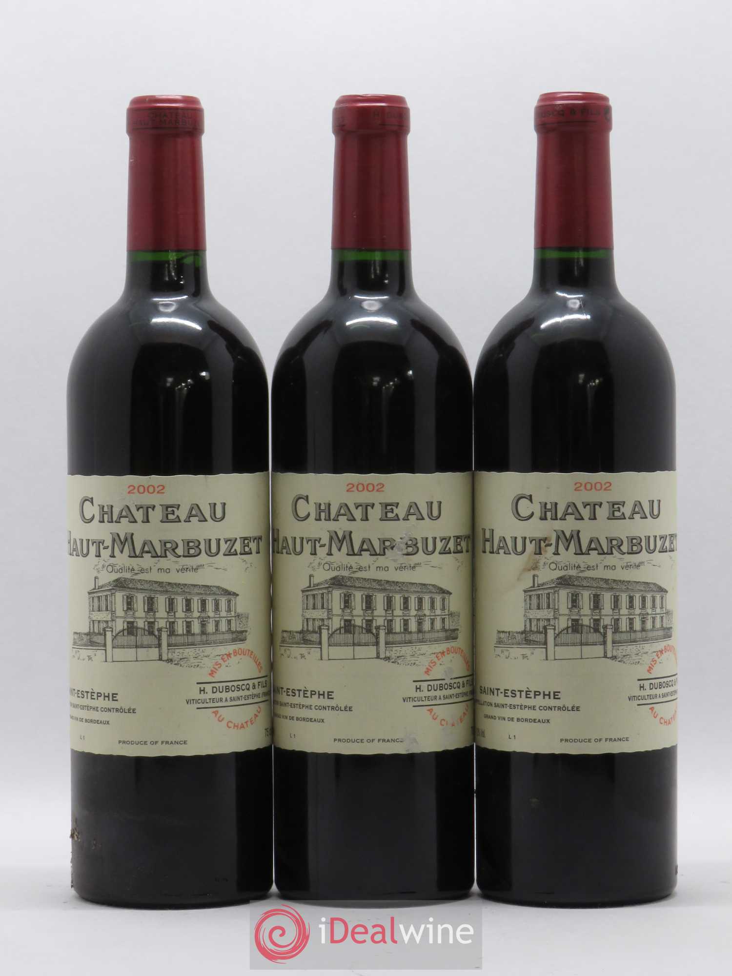 Château Haut Marbuzet 2002 - Lot de 6 bouteilles - 2
