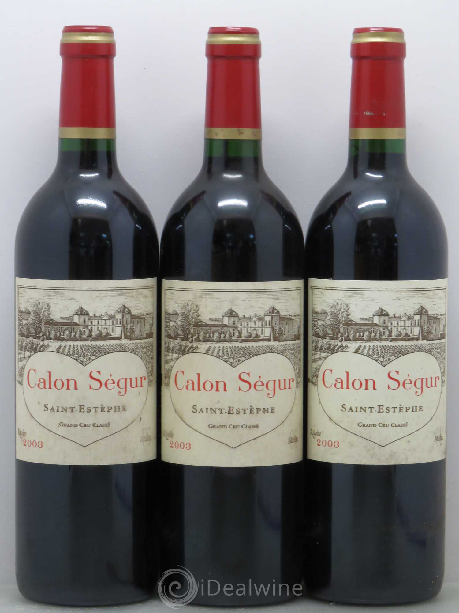Château Calon Ségur 3ème Grand Cru Classé 2003 - Lot de 6 bouteilles - 1