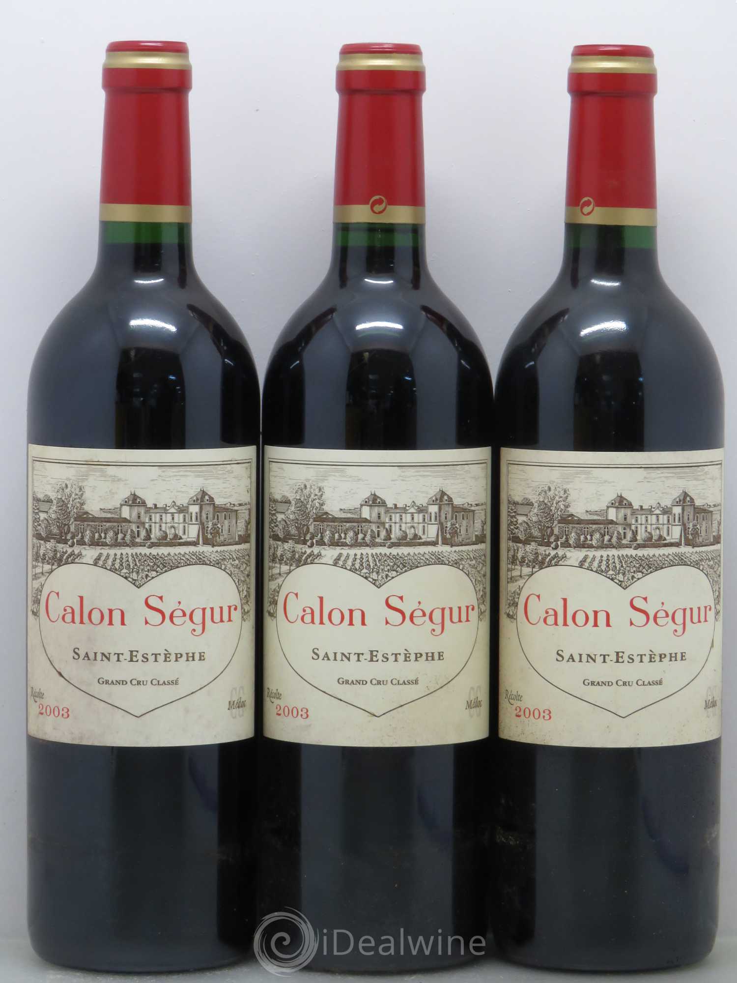 Château Calon Ségur 3ème Grand Cru Classé 2003 - Lot de 6 bouteilles - 2