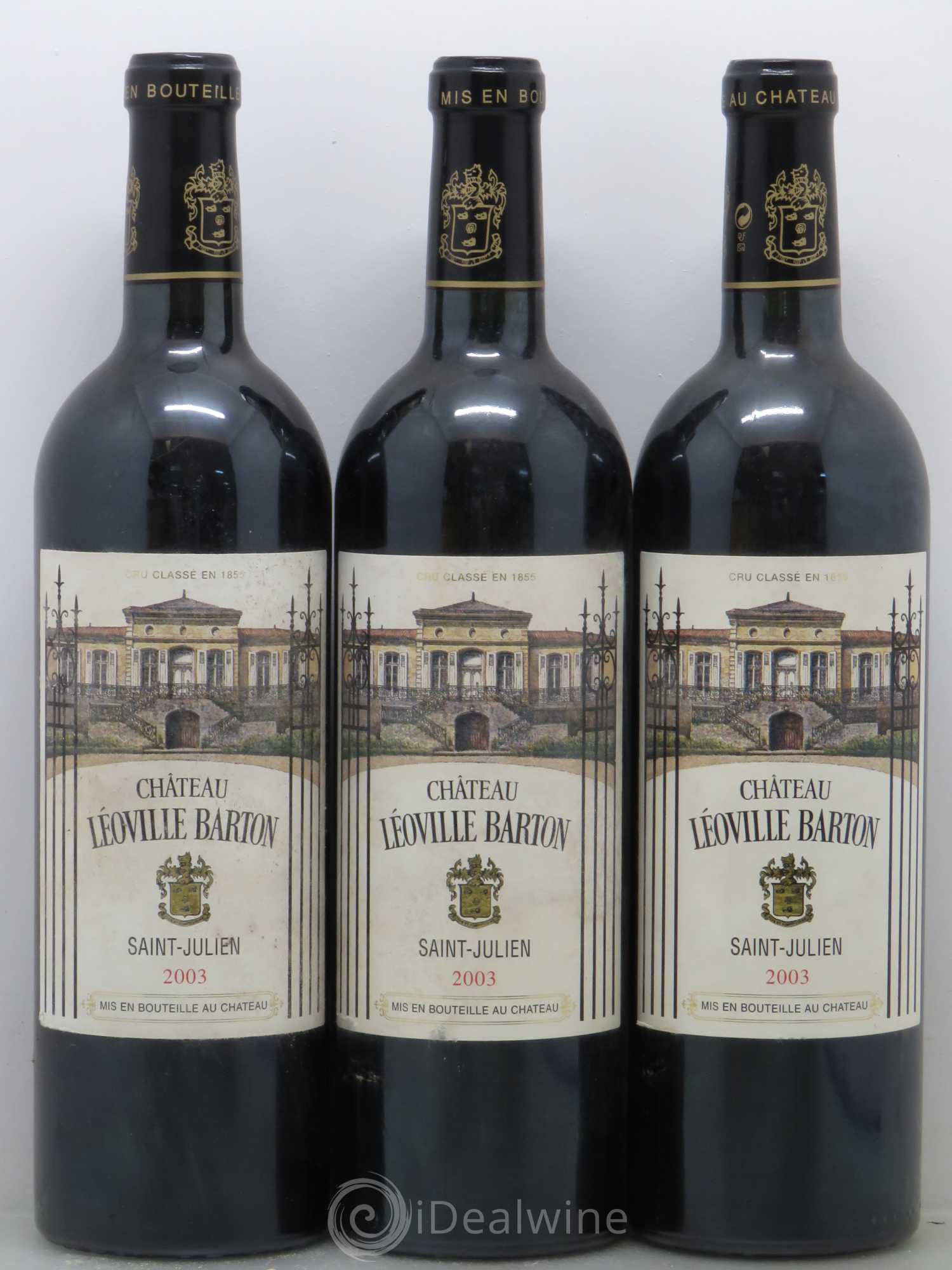 Château Léoville Barton 2ème Grand Cru Classé 2003 - Lot de 6 bouteilles - 2