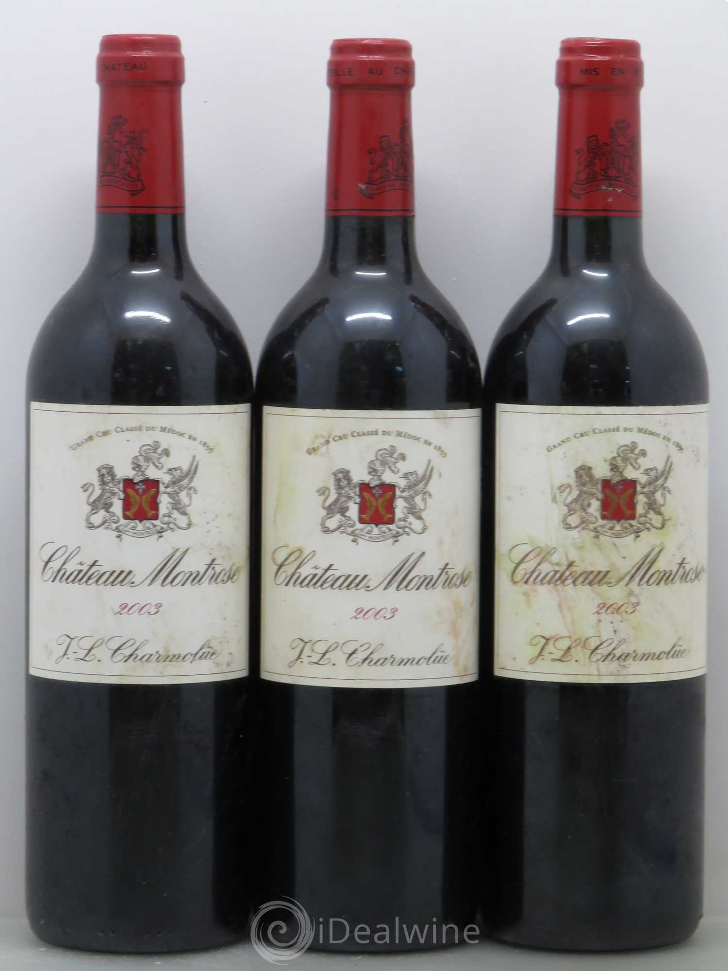 Château Montrose 2ème Grand Cru Classé 2003 - Lot de 6 bouteilles - 1