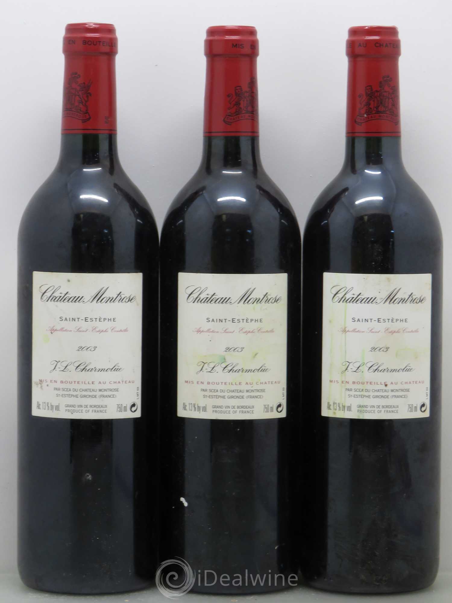 Château Montrose 2ème Grand Cru Classé 2003 - Lot de 6 bouteilles - 2