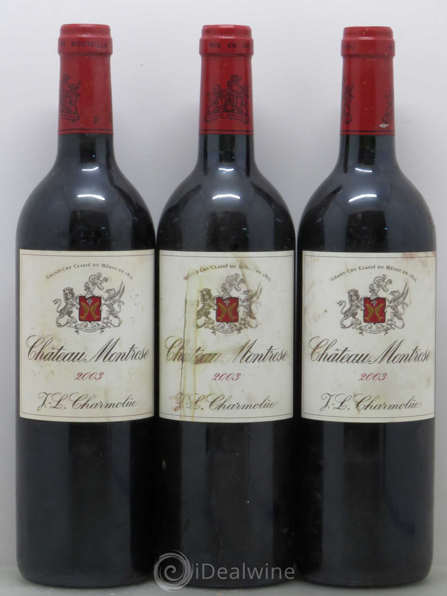 Château Montrose 2ème Grand Cru Classé 2003 - Lot de 6 bouteilles - 3