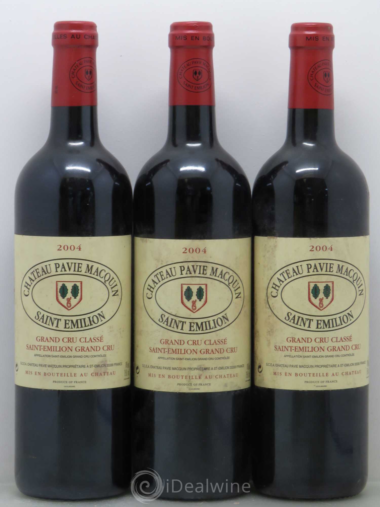 Château Pavie Macquin 1er Grand Cru Classé B 2004 - Lot de 6 bouteilles - 1