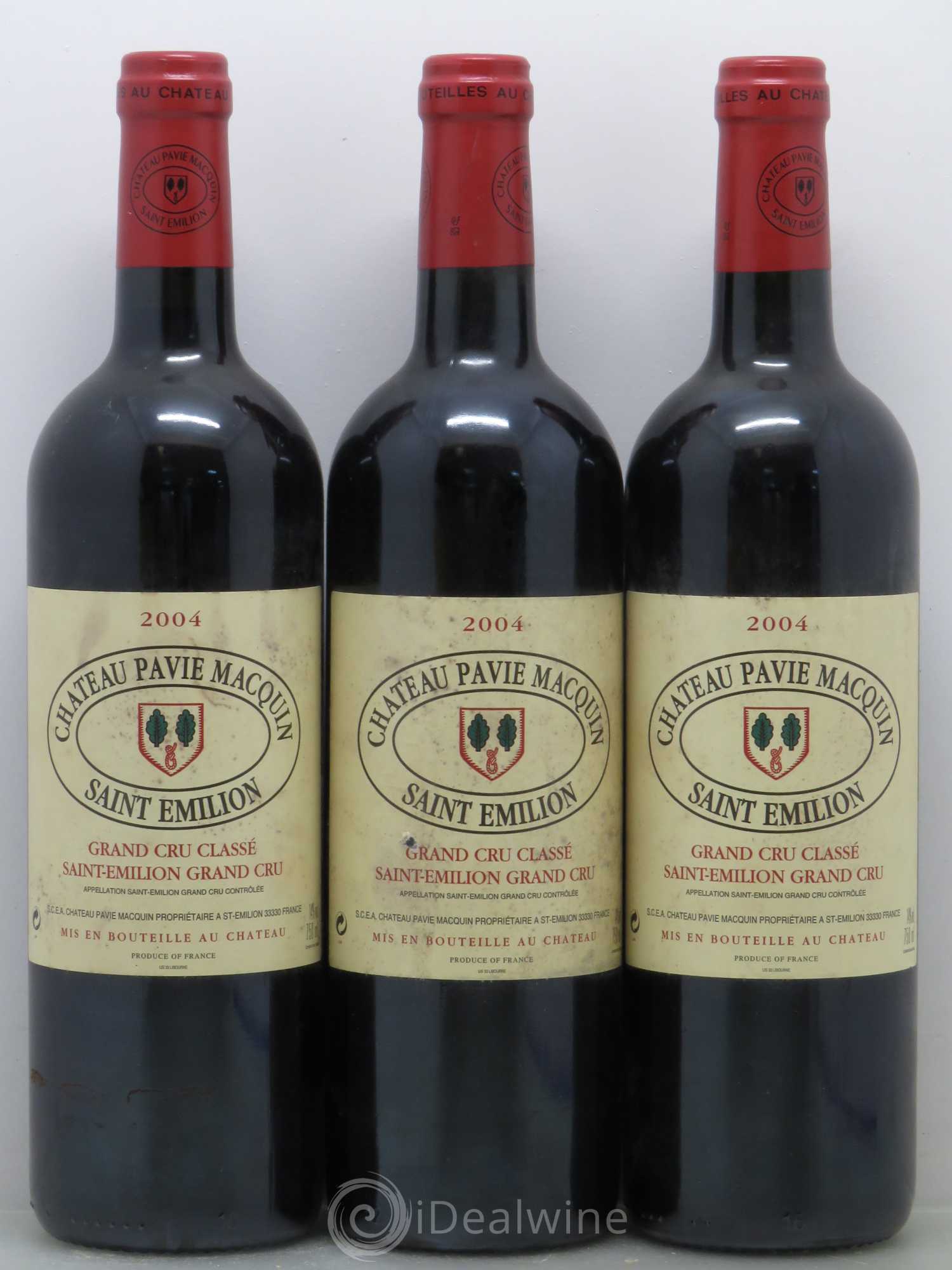 Château Pavie Macquin 1er Grand Cru Classé B 2004 - Lot de 6 bouteilles - 2