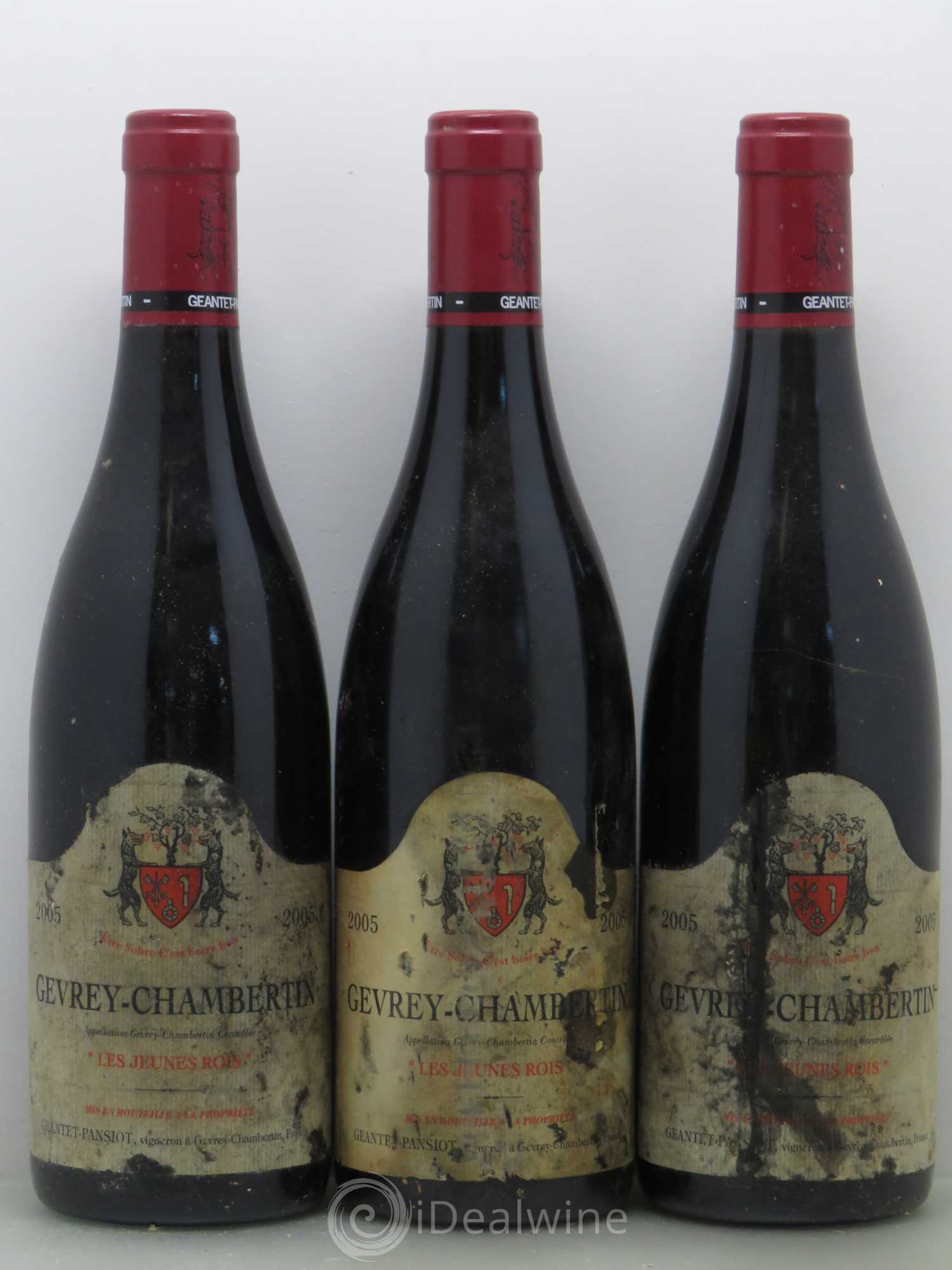 Gevrey-Chambertin Les Jeunes Rois Geantet-Pansiot 2005 - Lot de 6 bouteilles - 1