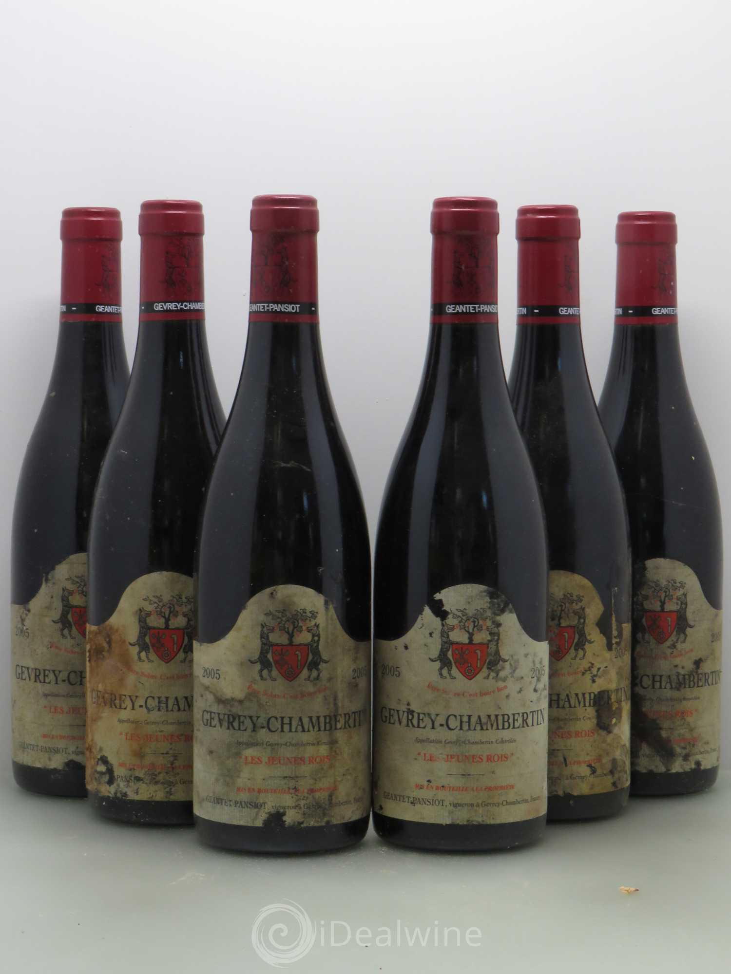 Gevrey-Chambertin Les Jeunes Rois Geantet-Pansiot 2005 - Lot de 6 bouteilles - 0