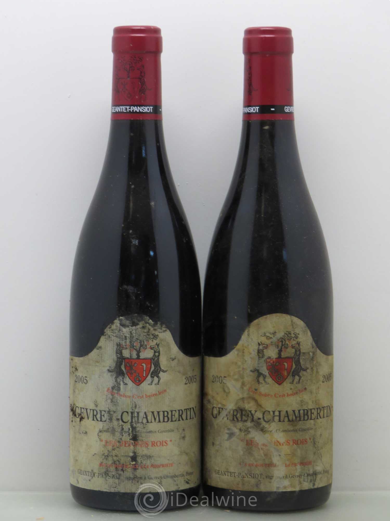 Gevrey-Chambertin Les Jeunes Rois Geantet-Pansiot 2005 - Lot de 2 bouteilles - 0