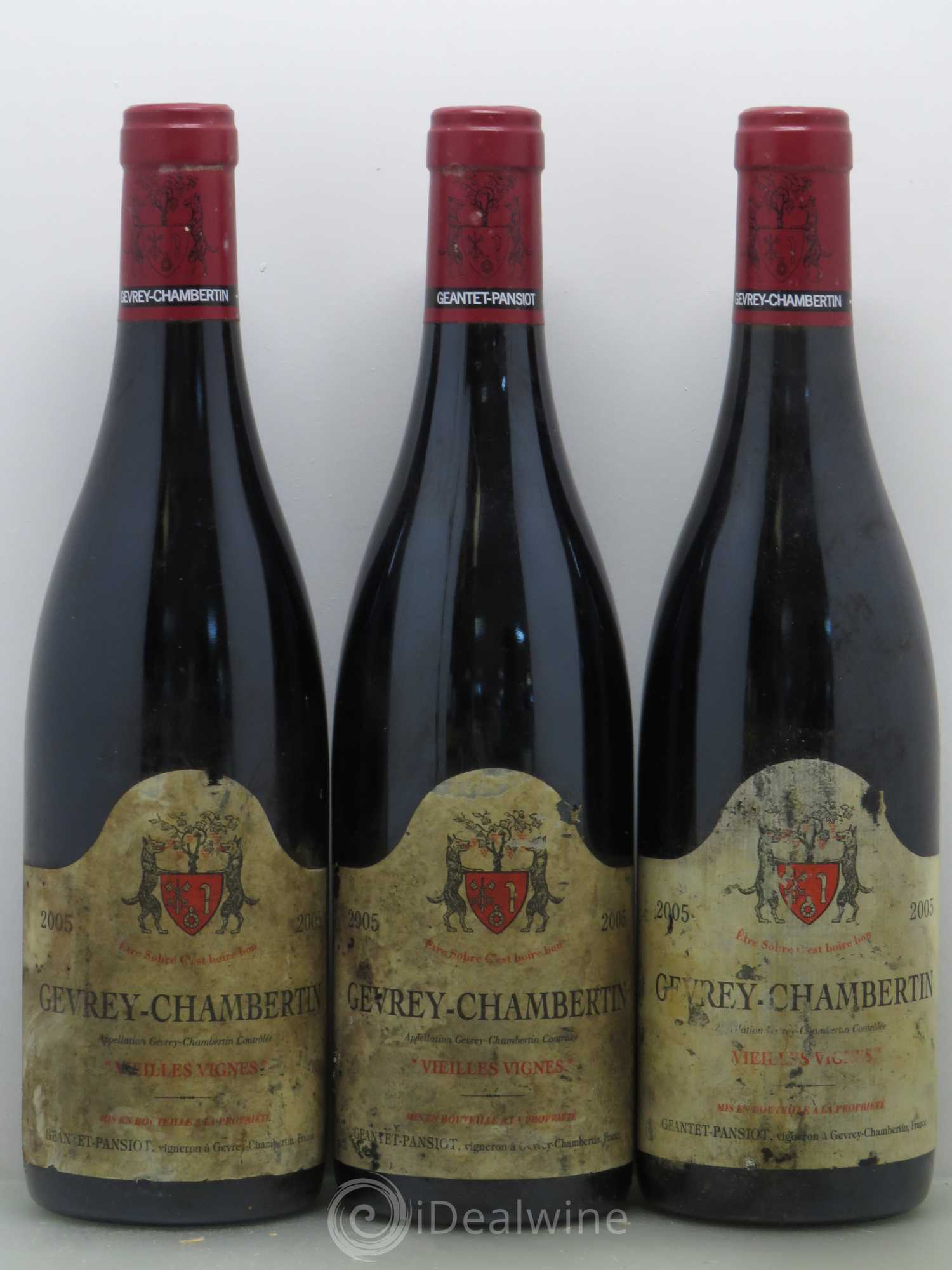 Gevrey-Chambertin Vieilles vignes Geantet-Pansiot 2005 - Lot de 6 bouteilles - 2