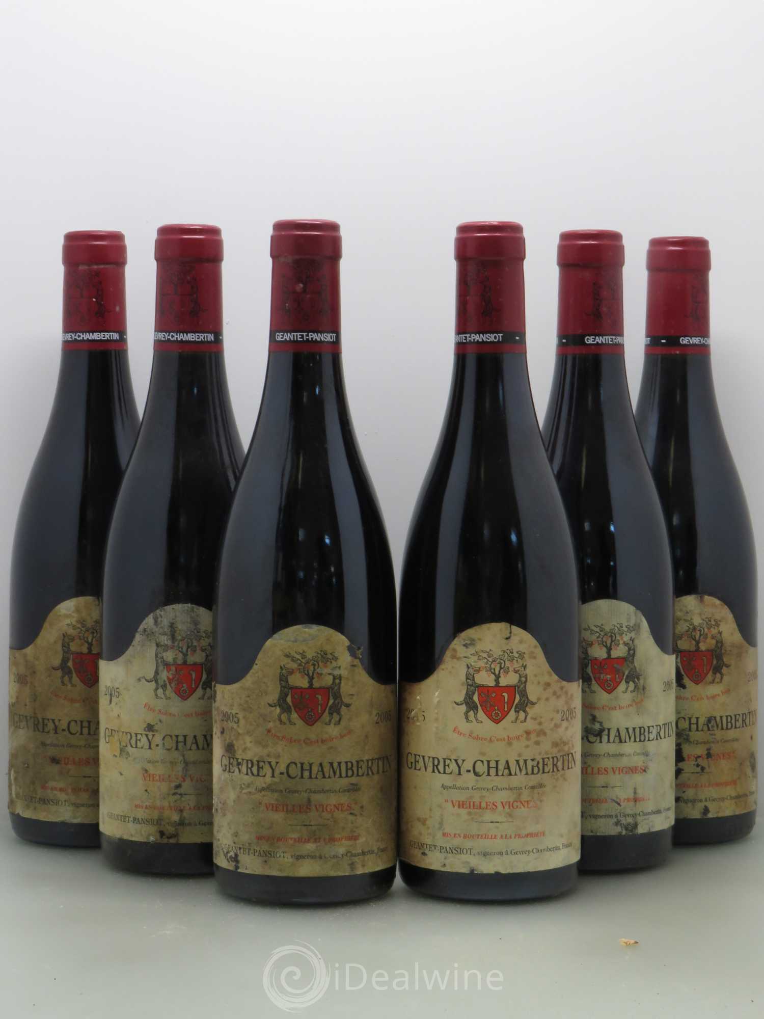 Gevrey-Chambertin Vieilles vignes Geantet-Pansiot 2005 - Lot de 6 bouteilles - 0