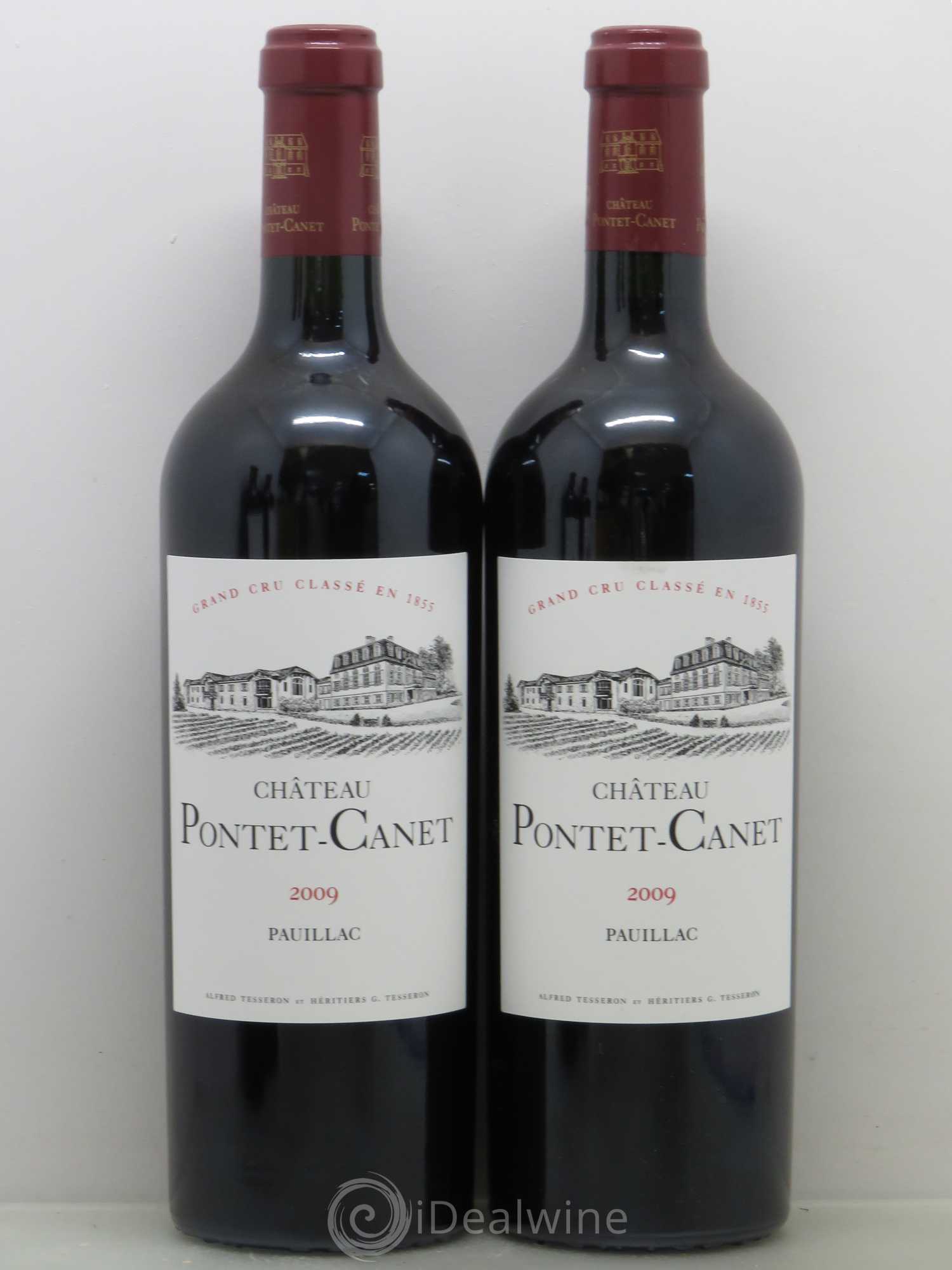 Château Pontet Canet 5ème Grand Cru Classé 2009 - Lot de 4 bouteilles - 1