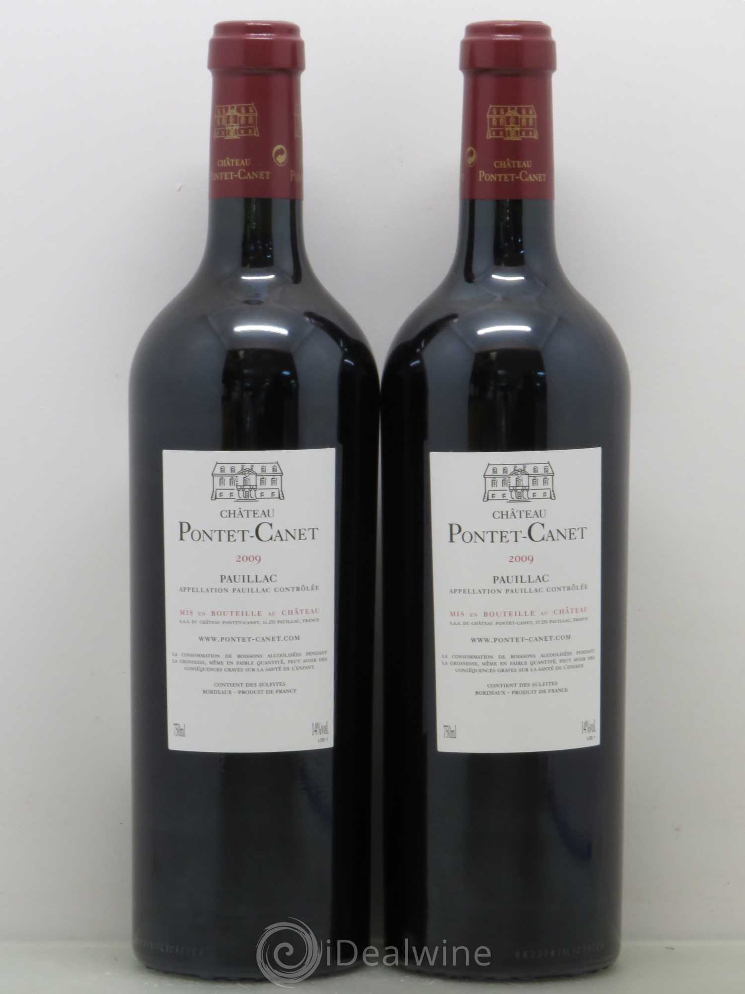 Château Pontet Canet 5ème Grand Cru Classé 2009 - Lot de 4 bouteilles - 4