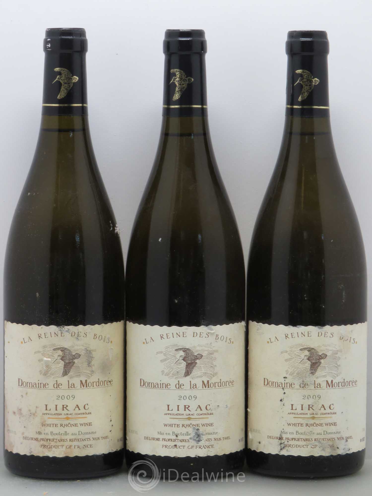Lirac Cuvée Reine des Bois La Mordorée (Domaine de) (sans prix de réserve) 2009 - Lot de 5 bouteilles - 1