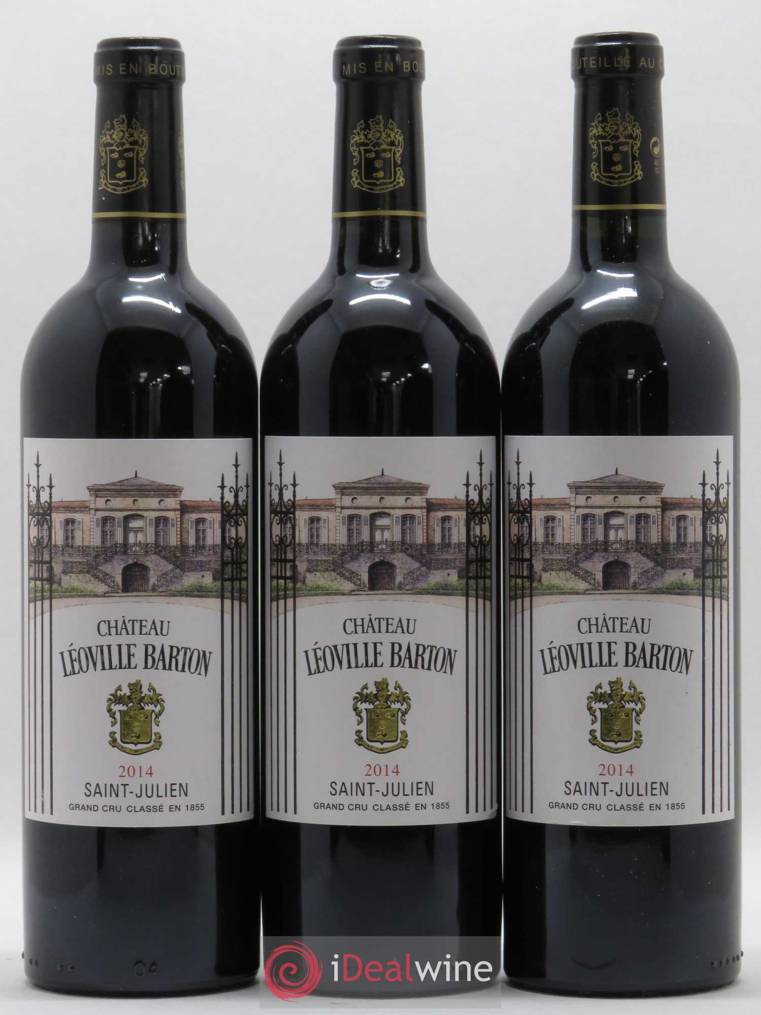 Château Léoville Barton 2ème Grand Cru Classé 2014 - Lot de 3 bouteilles - 0