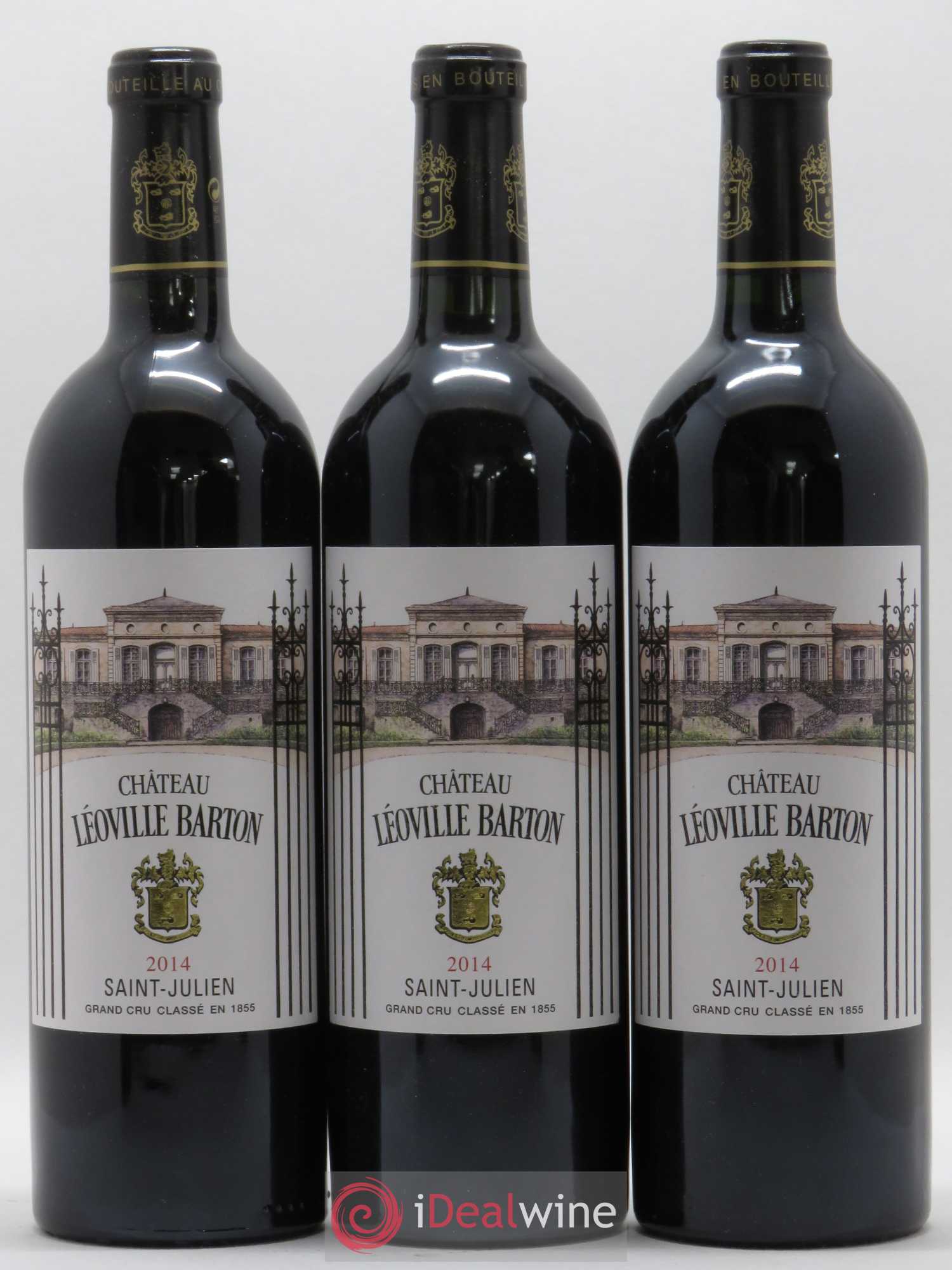 Château Léoville Barton 2ème Grand Cru Classé 2014 - Lot de 3 bouteilles - 0