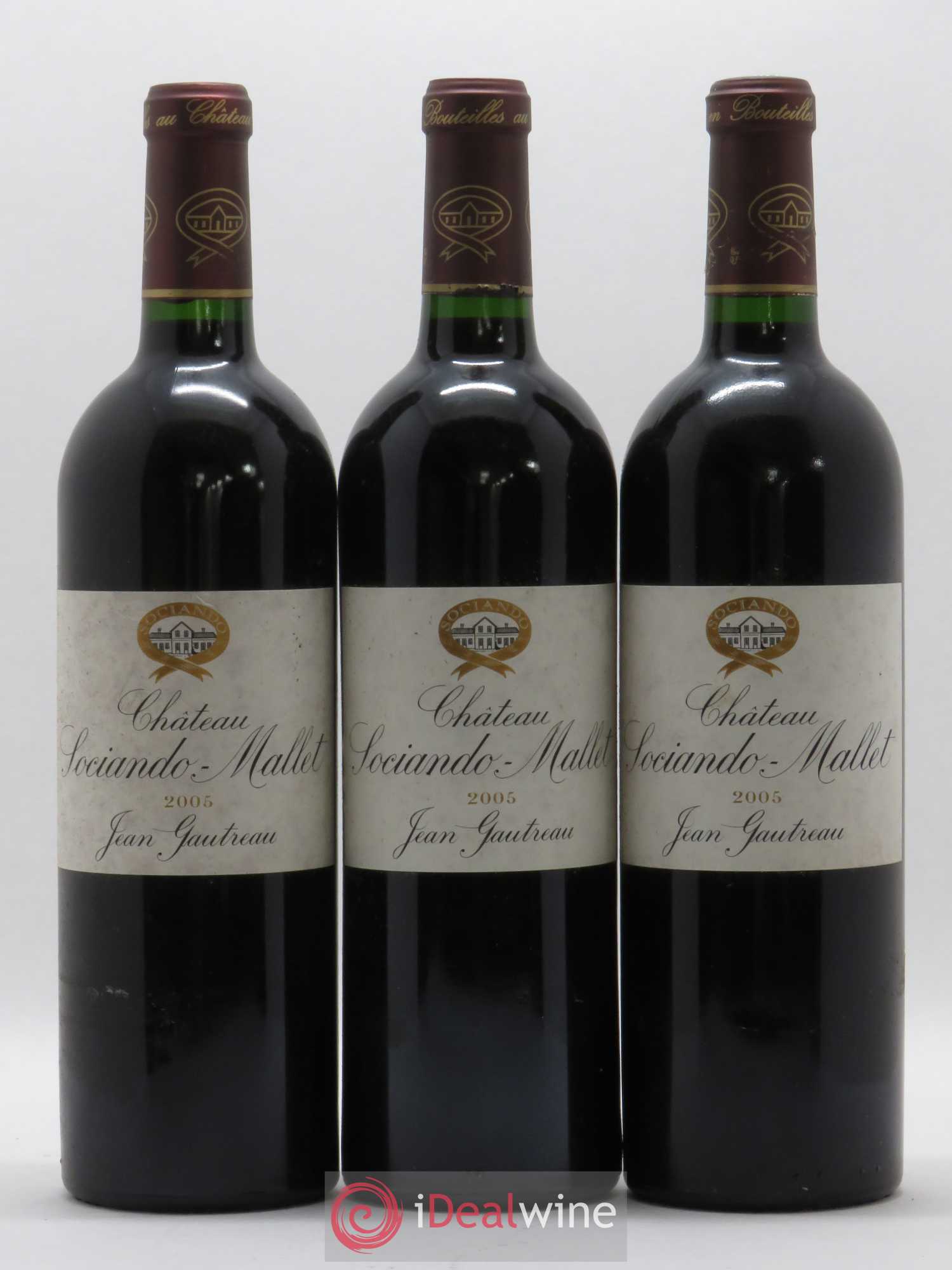 Château Sociando Mallet 2005 - Lot de 6 bouteilles - 2