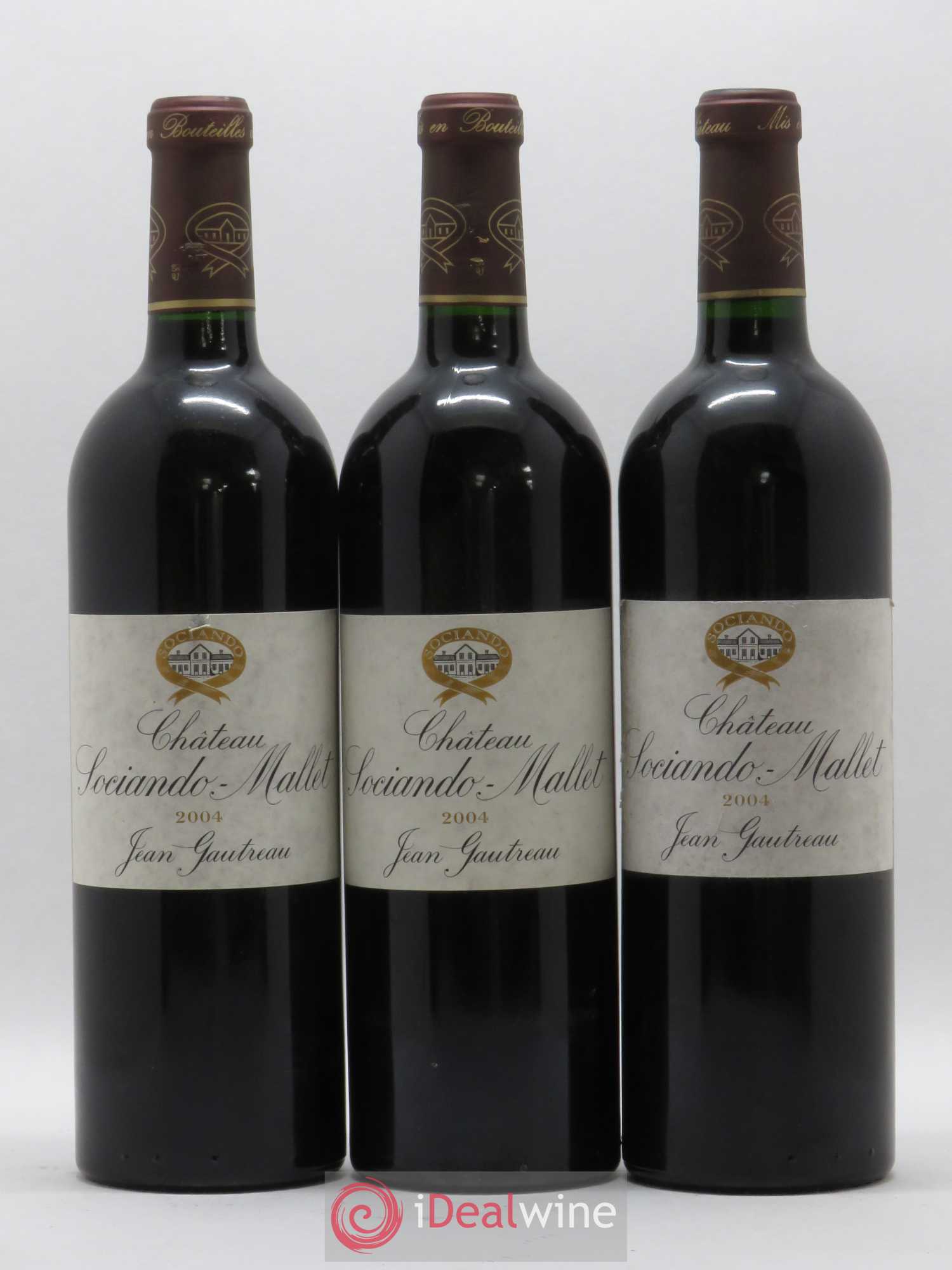 Château Sociando Mallet 2004 - Lot de 6 bouteilles - 1